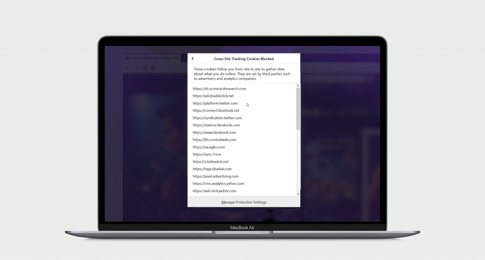 Firefox 70 Enhanced Tracking Protection report