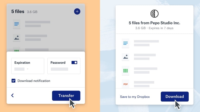 Dropbox Transfer