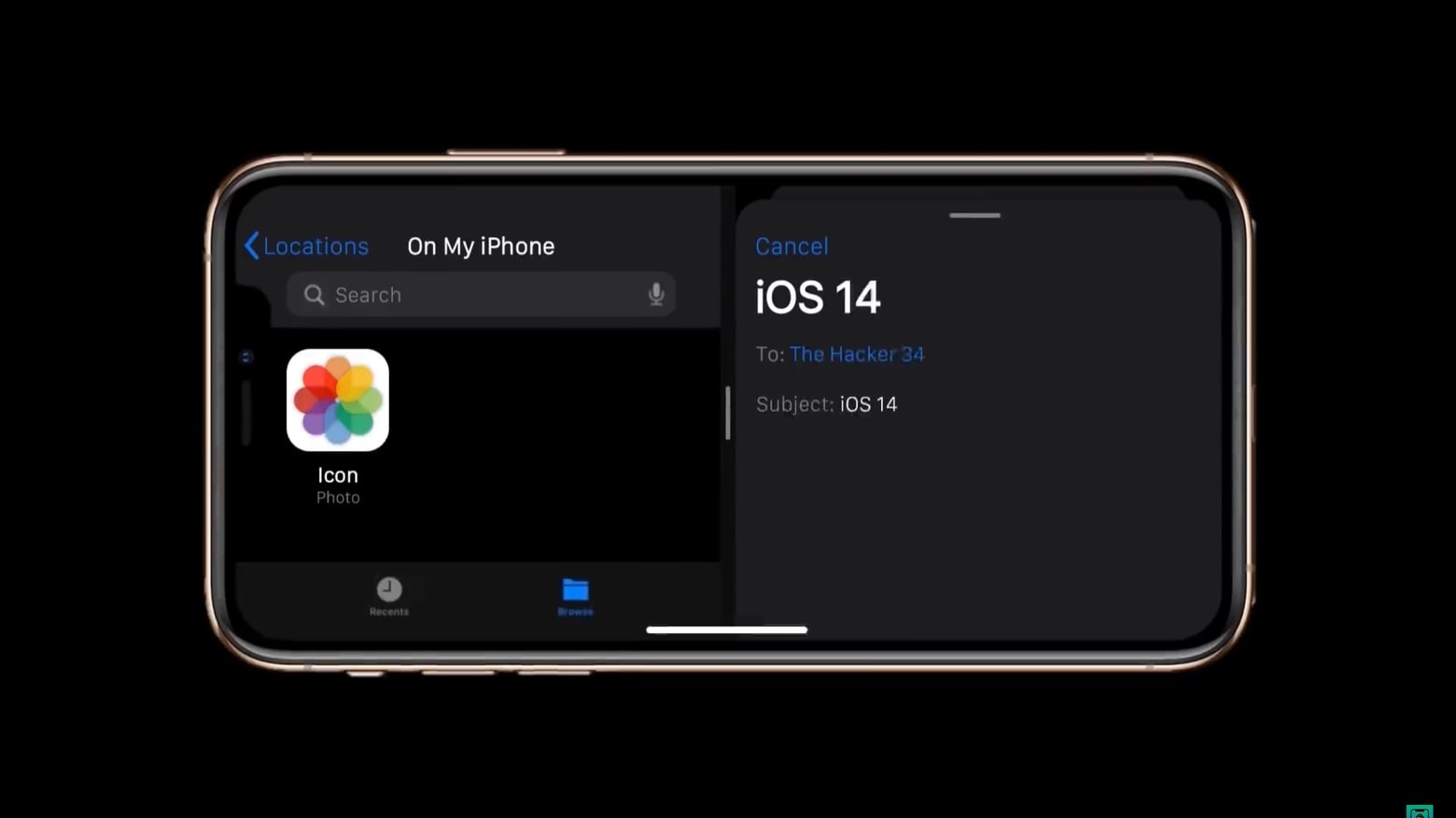 Split View on iPhone in iOS 14