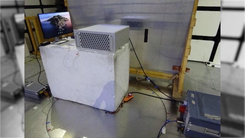The rack-mounted version of the Mac Pro as seen in Apple's FCC filing.