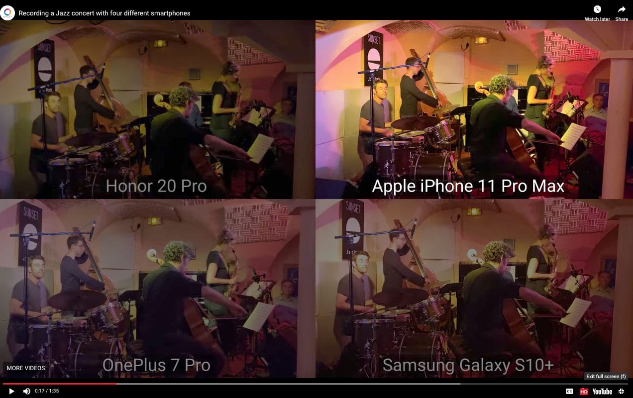 DxOMark tests the audio tech on four smartphones