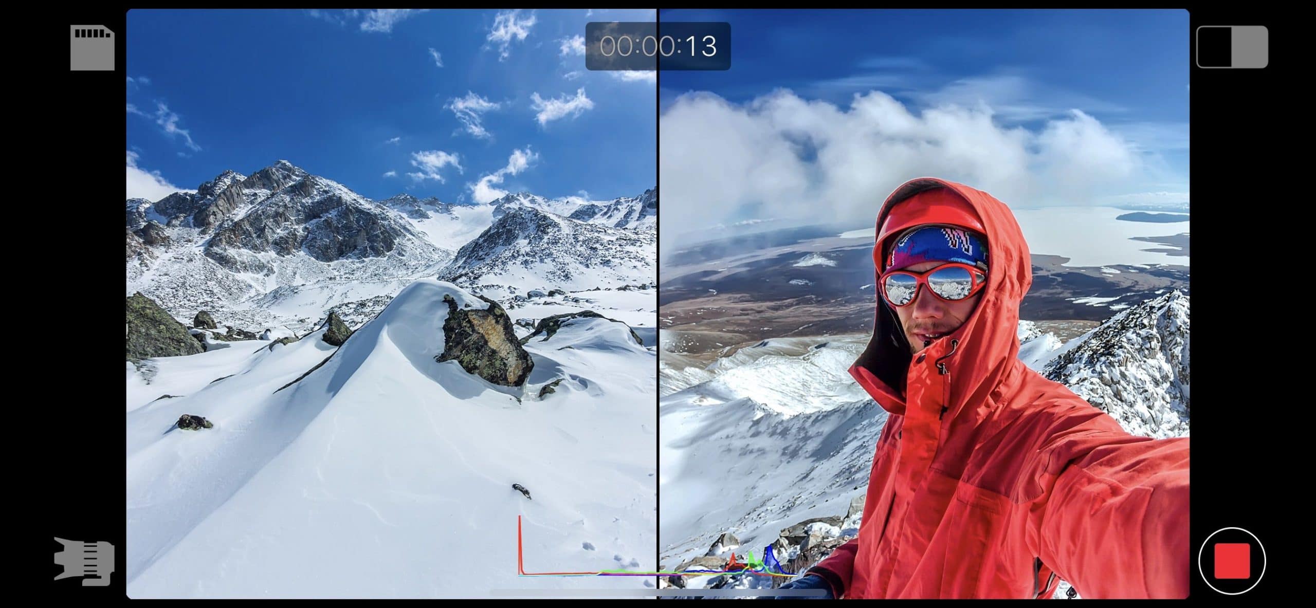 DoubleTake is a video app that lets you shoot with 2 cameras at once