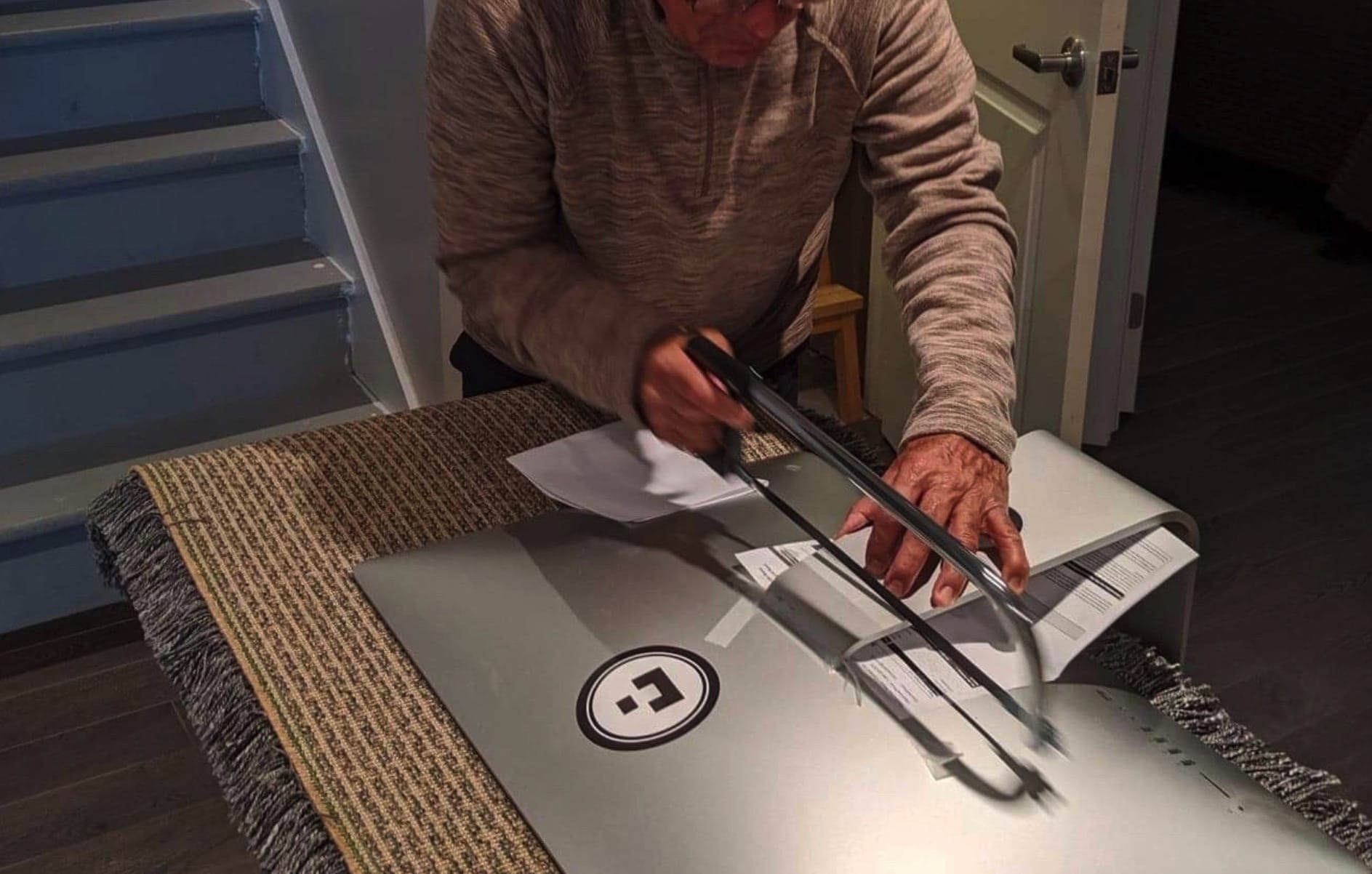 Sawing an iMac