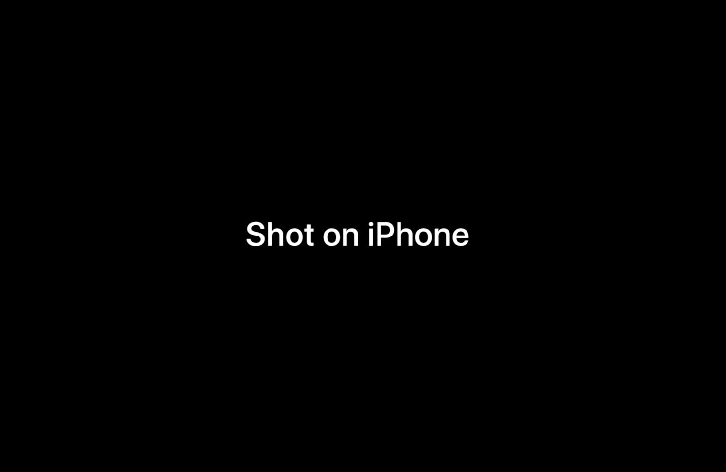 Shot on iPhone