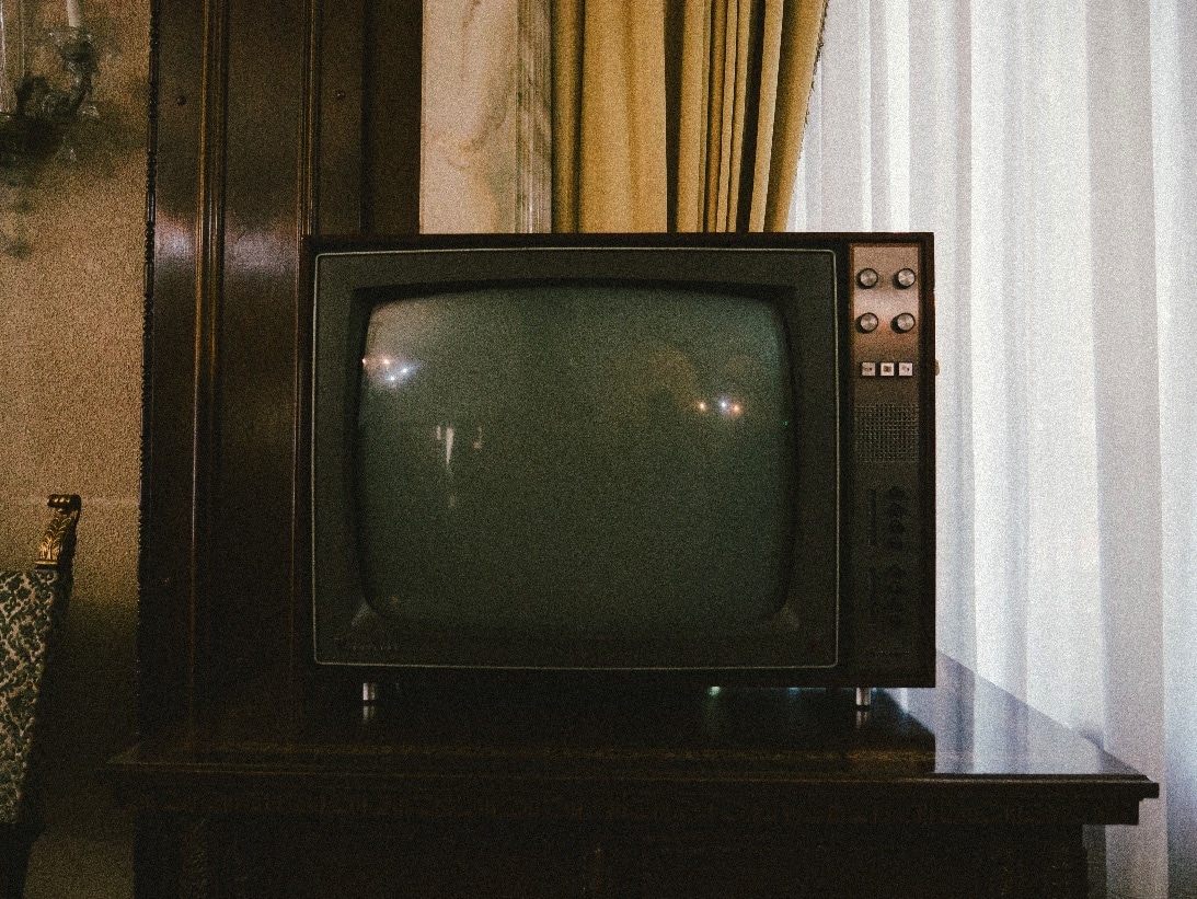 Switched off TV