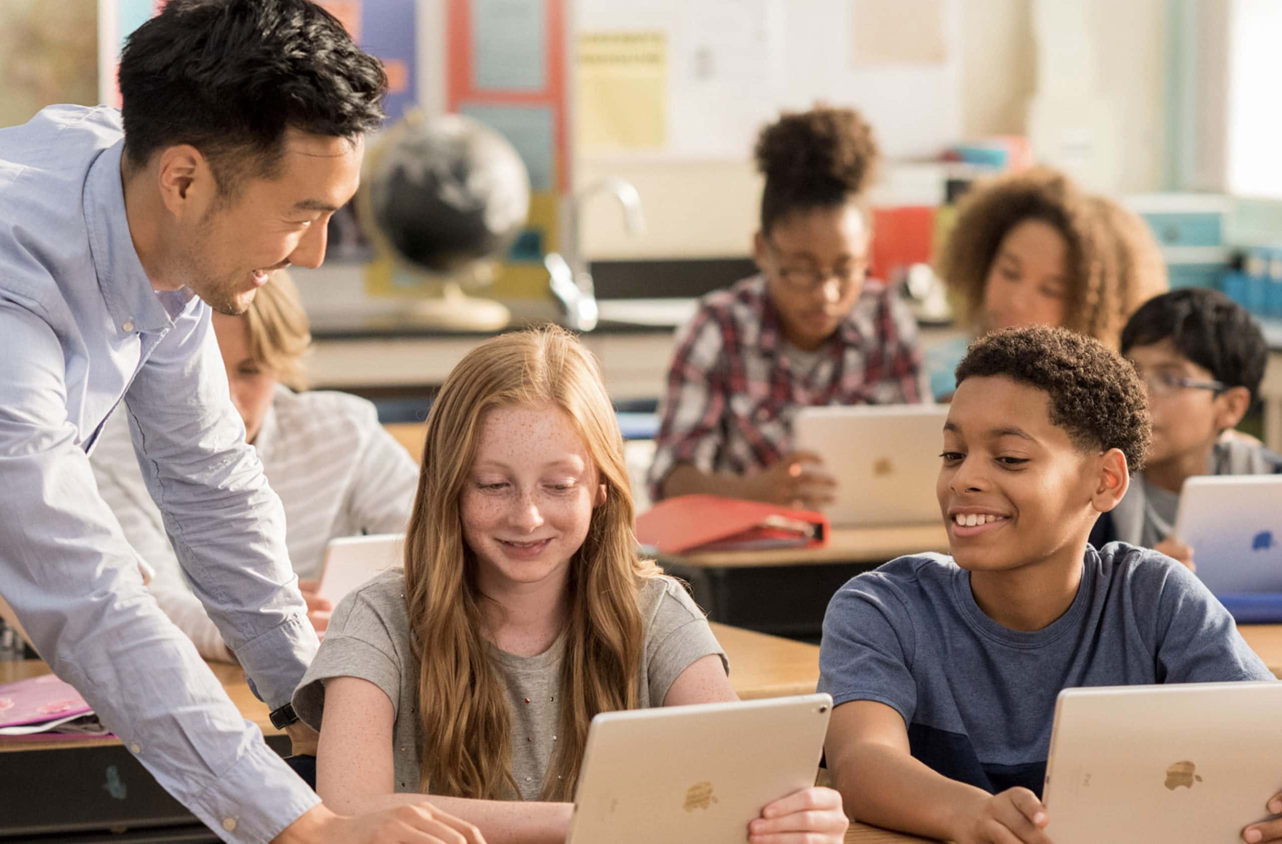 Apple-in-school