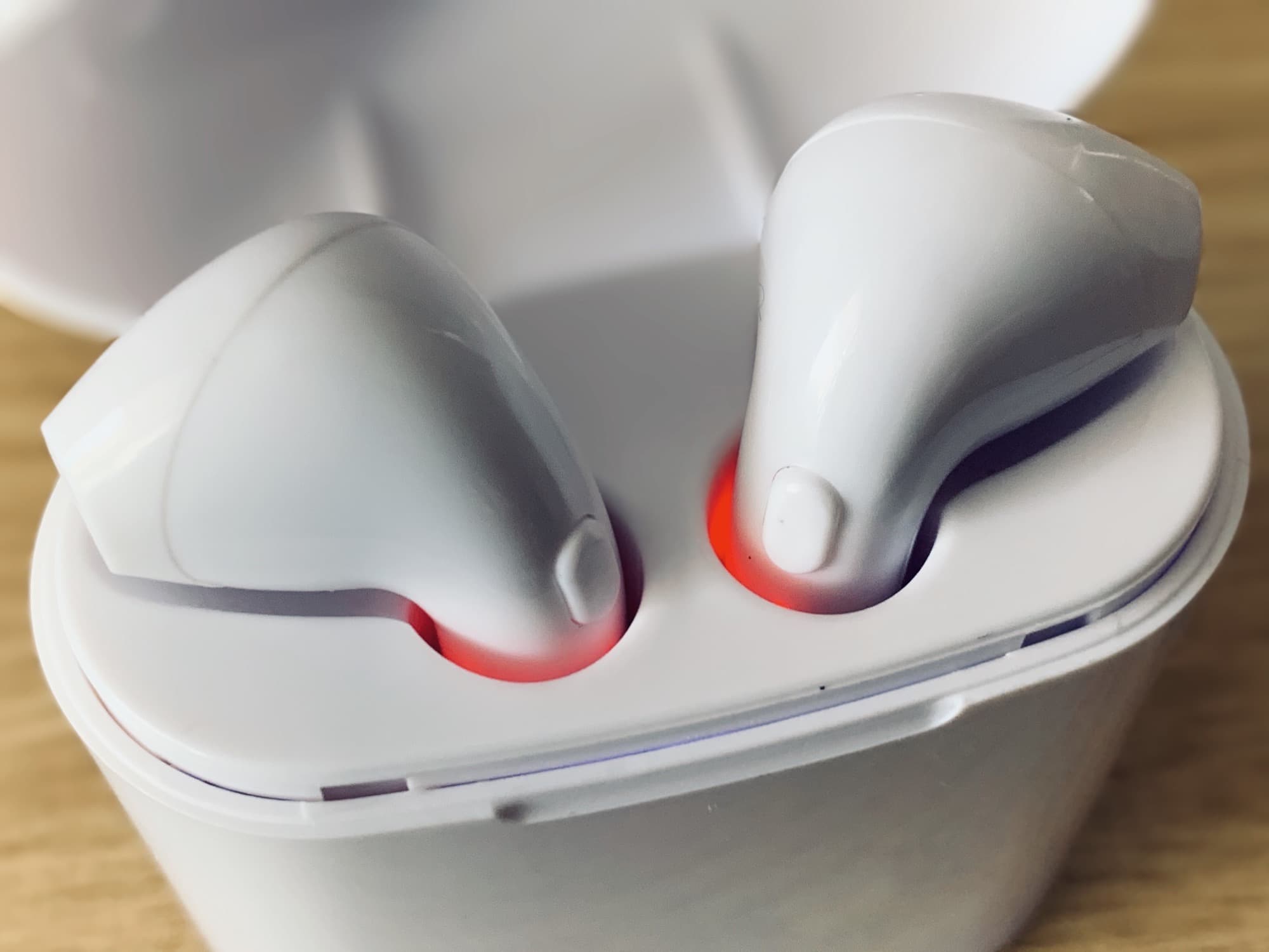 fake AirPods talk in class