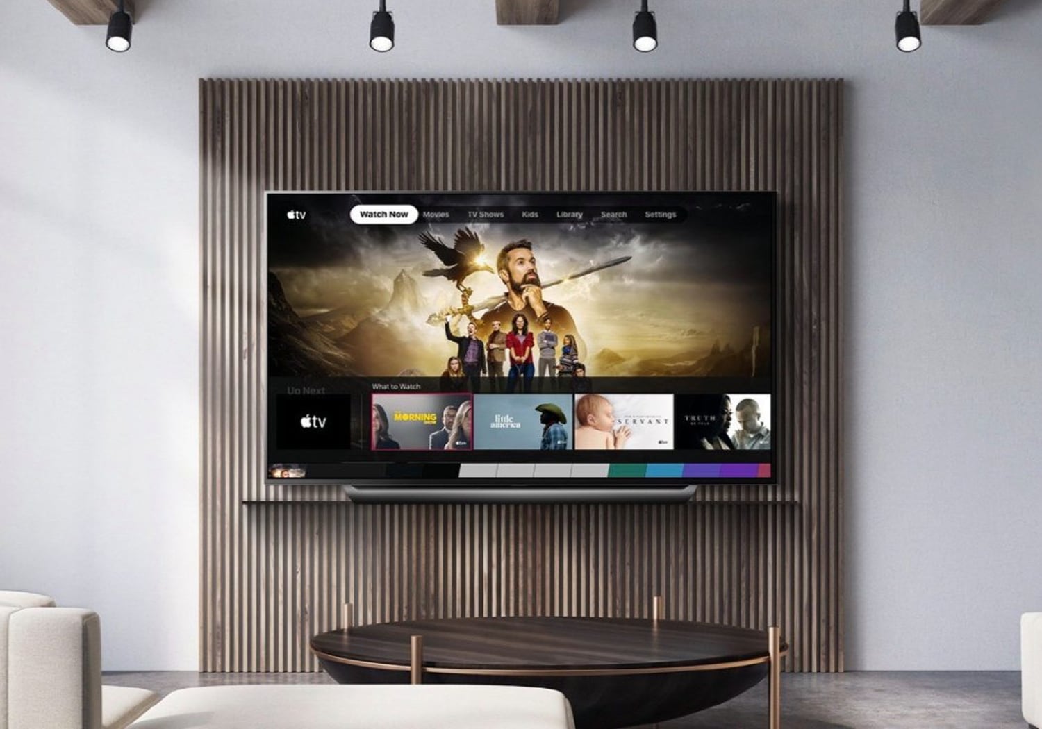 LG UM6X UHD in room