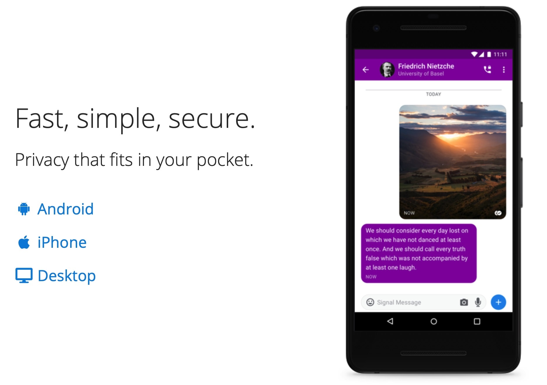 Signal app