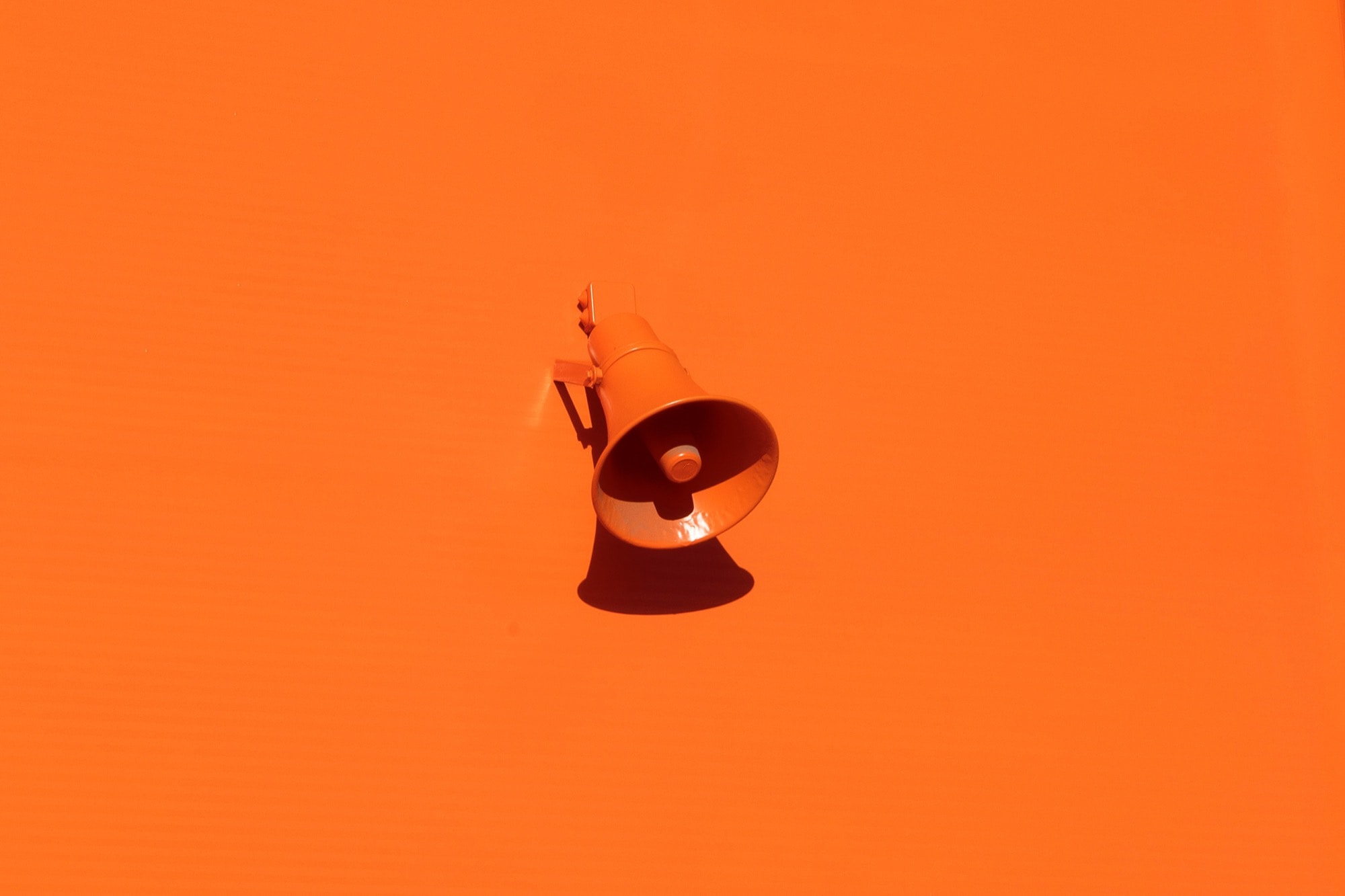 mute audio orange speaker