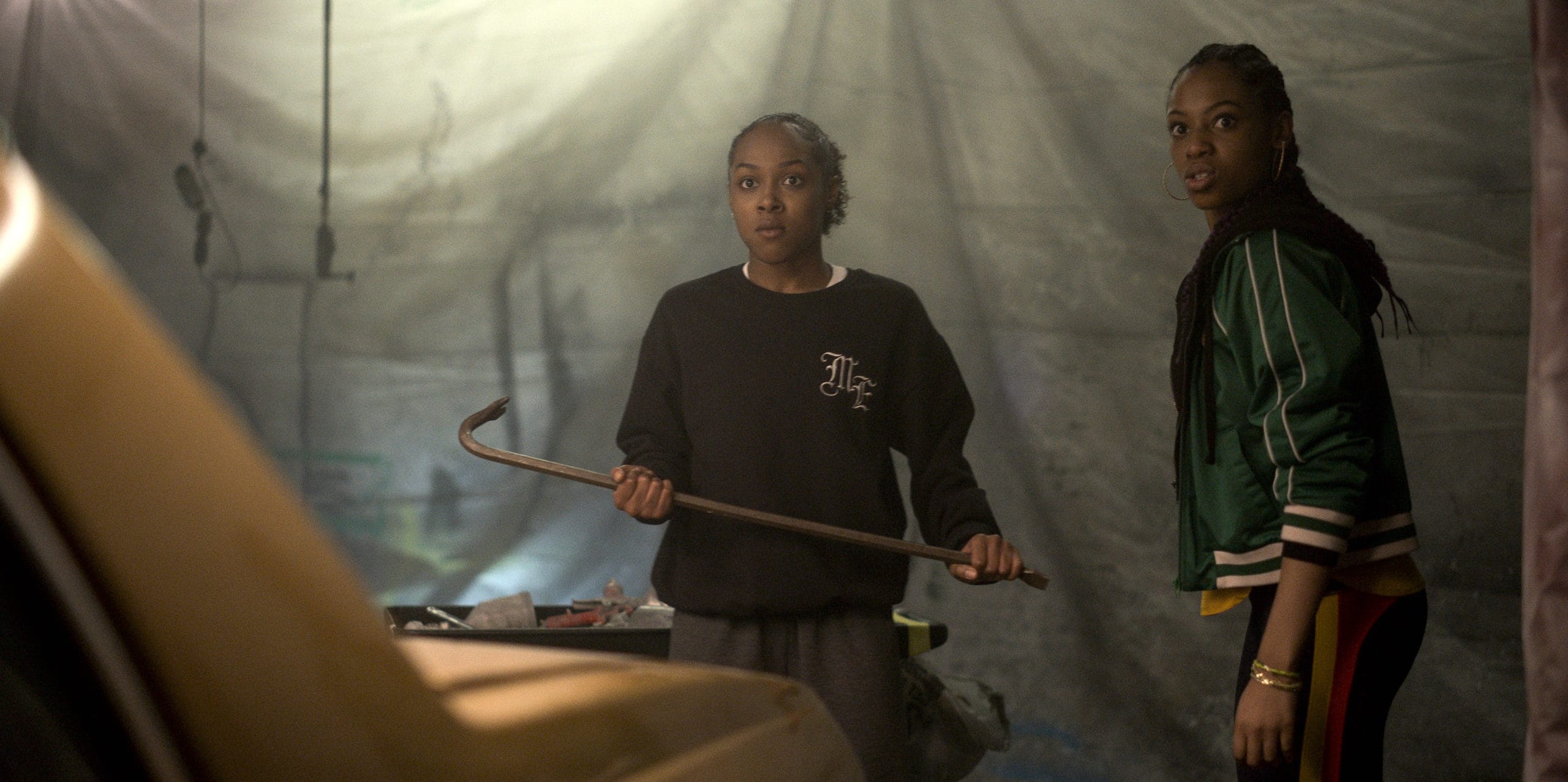 E’myri Crutchfield & Hailey Kilgore in the Apple TV+ show Amazing Stories