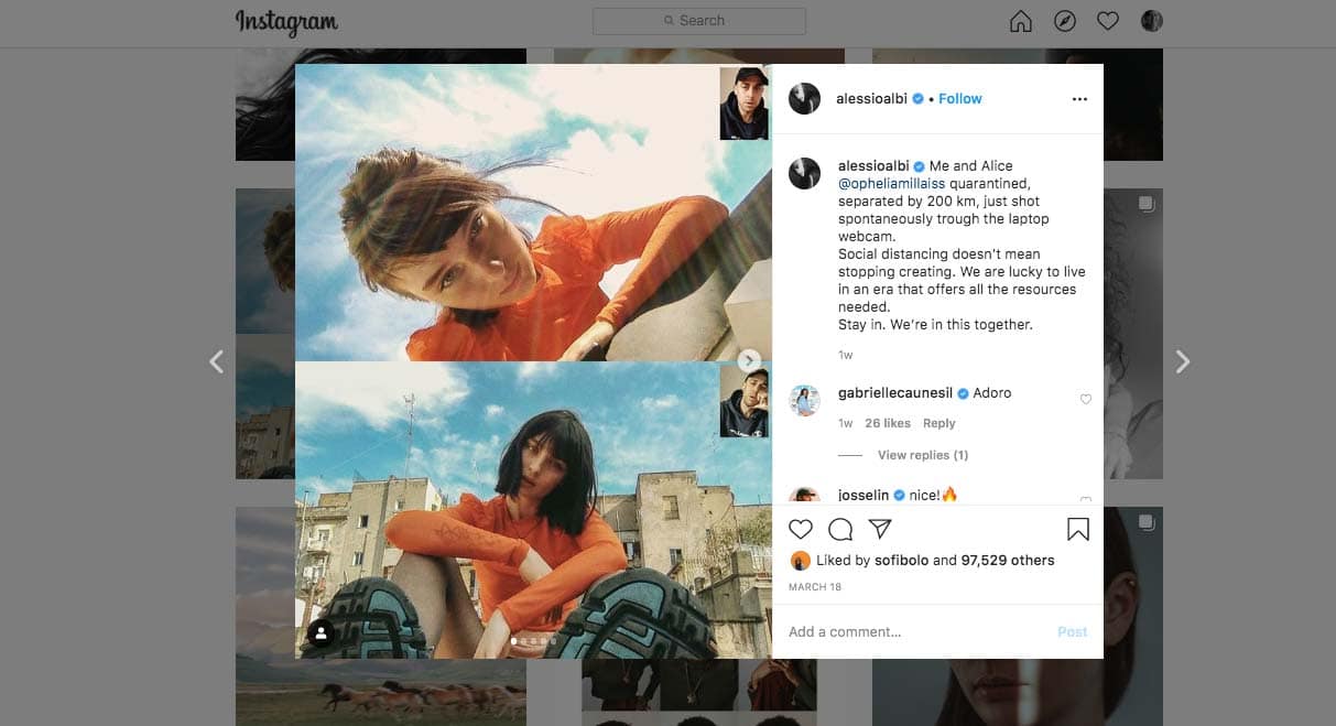 Alessio Albi FaceTime model shoot