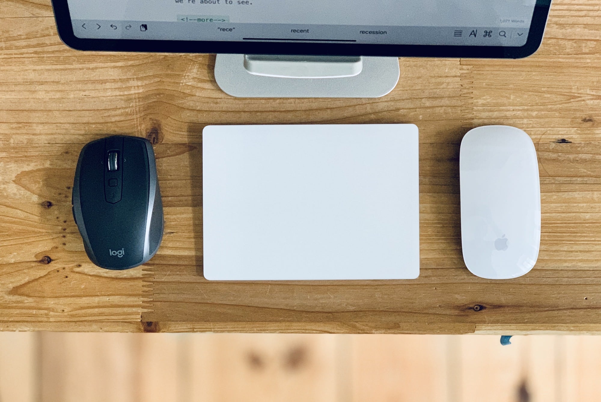 Magic Mouse, Magic Trackpad, iPad