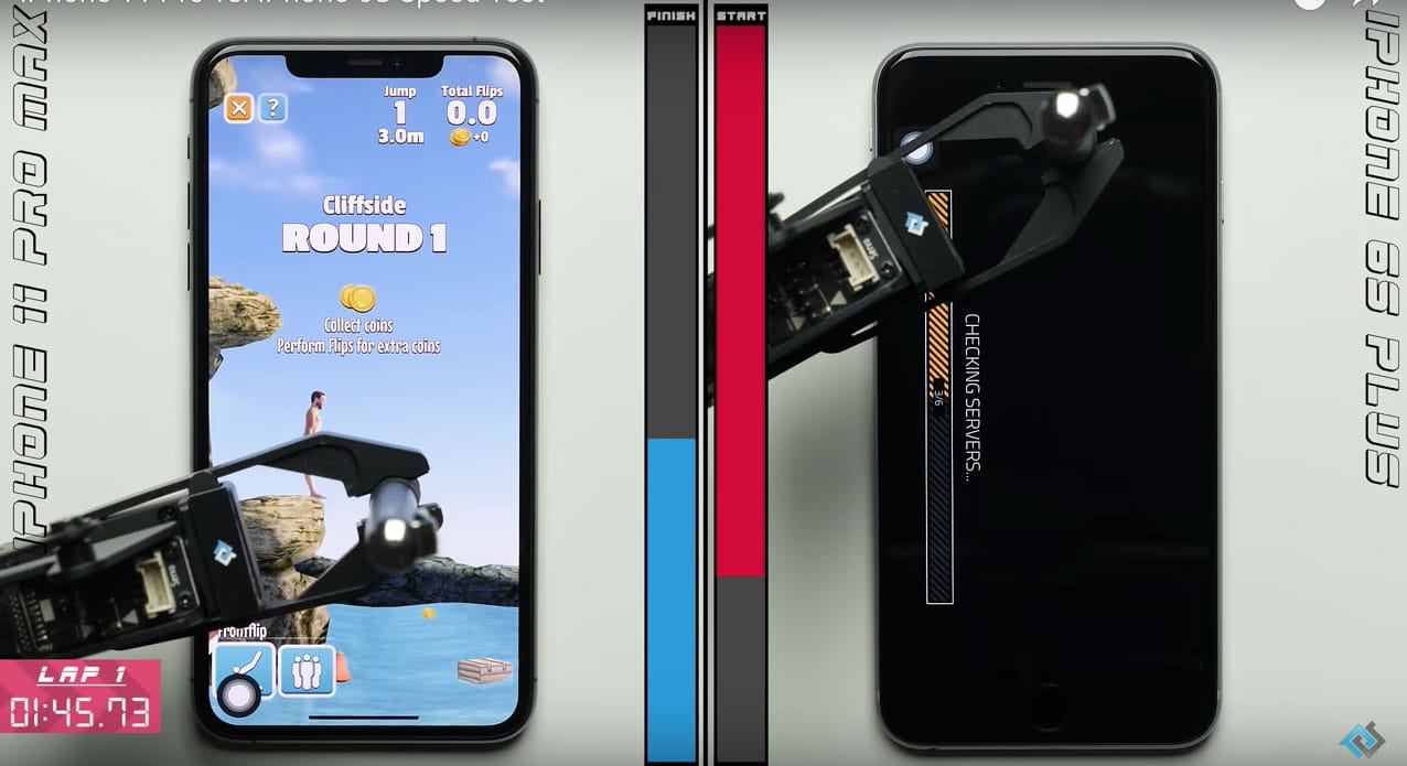 PhoneBuff 11 Pro v 6s Plus speedtest