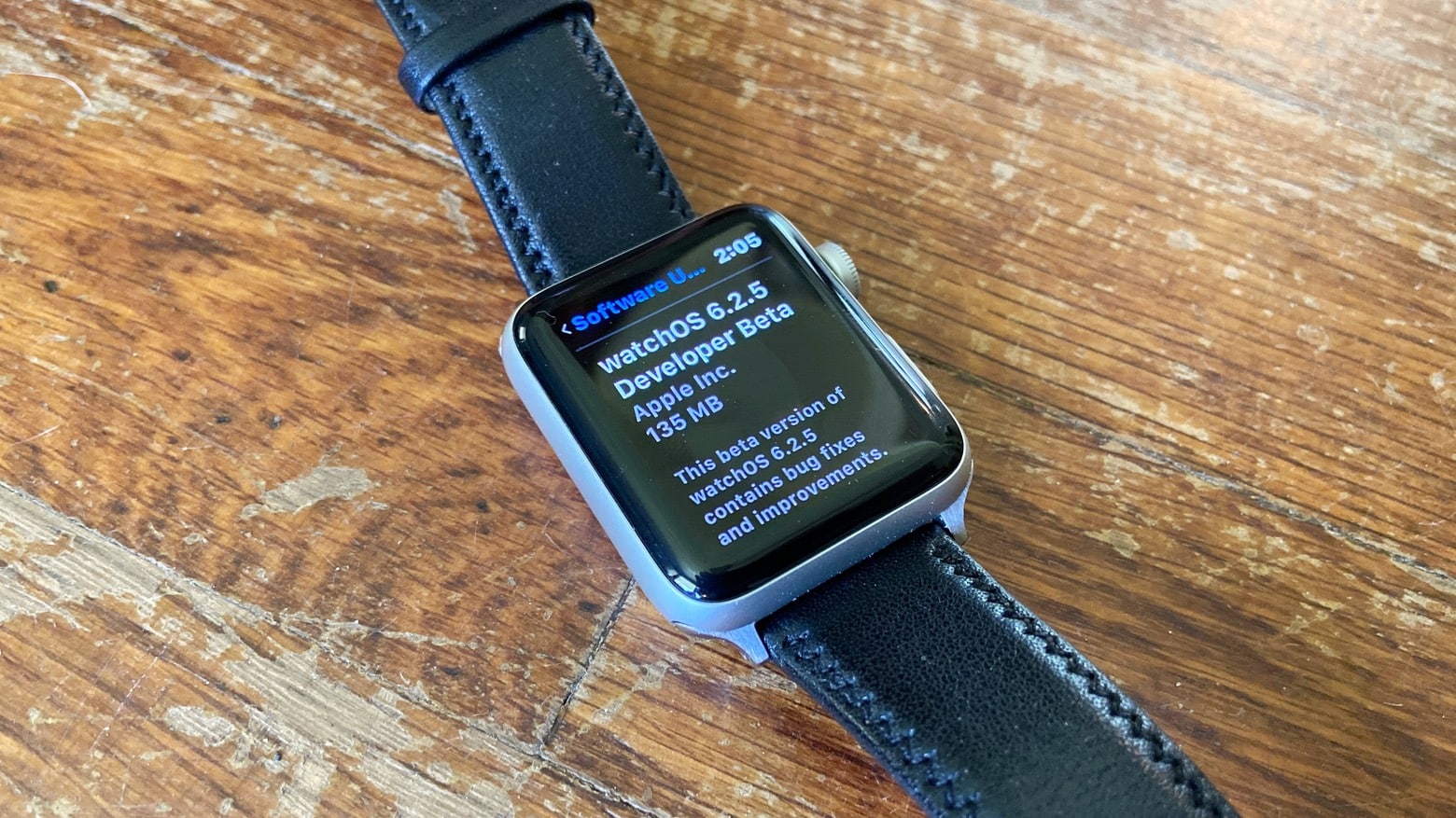 watchOS 6.2.5 beta 1
