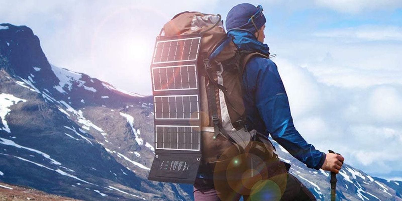 RAVPower 24W 3-Port Solar Charger