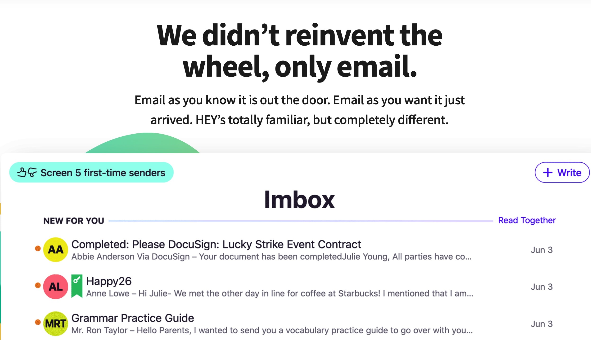 Hey email