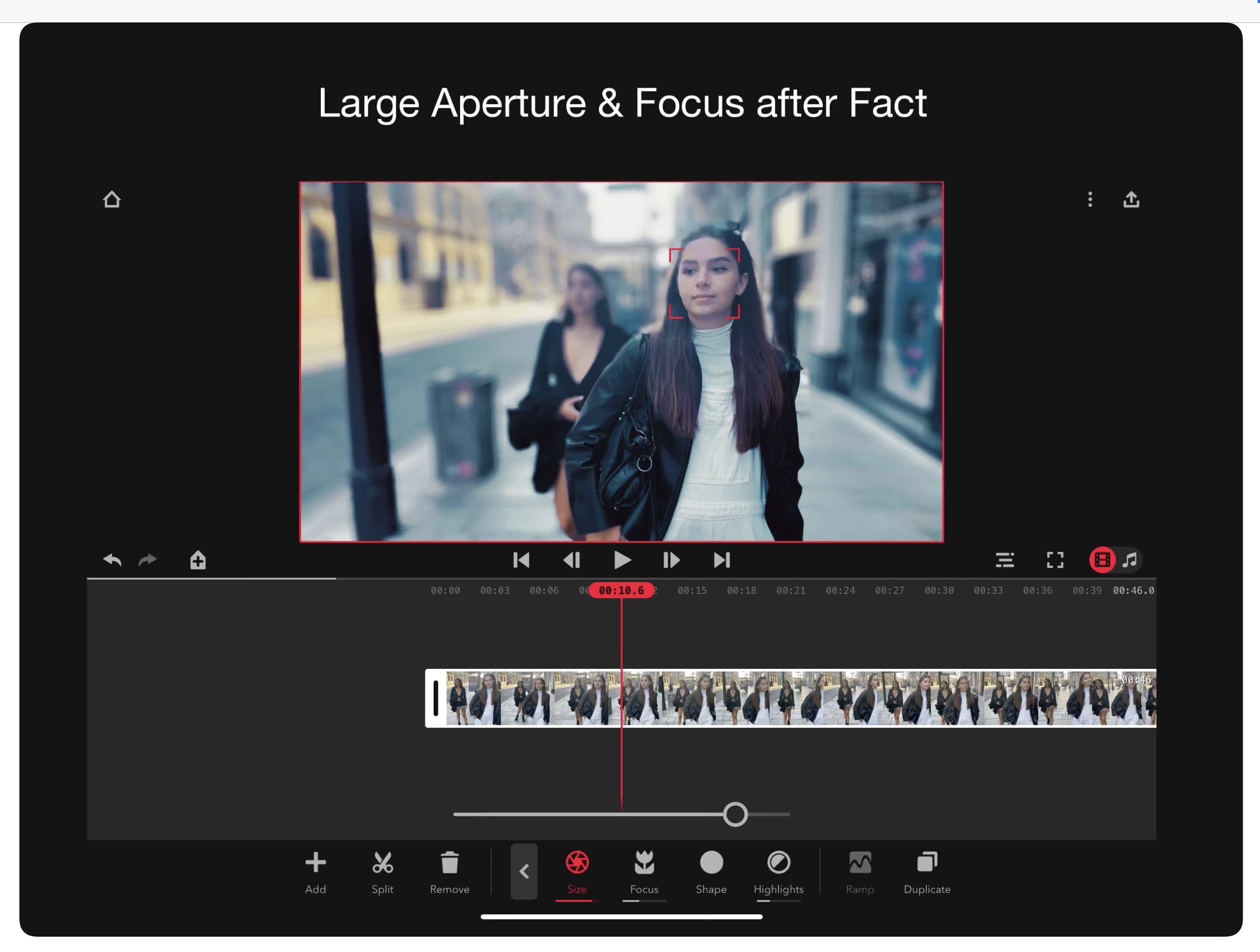 Focos Live lets iPhone users film bokeh video.