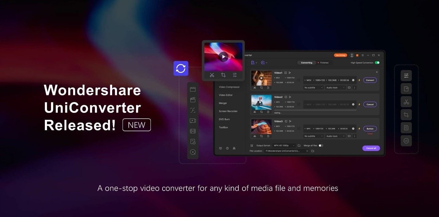 Wondershare UniConverter updated