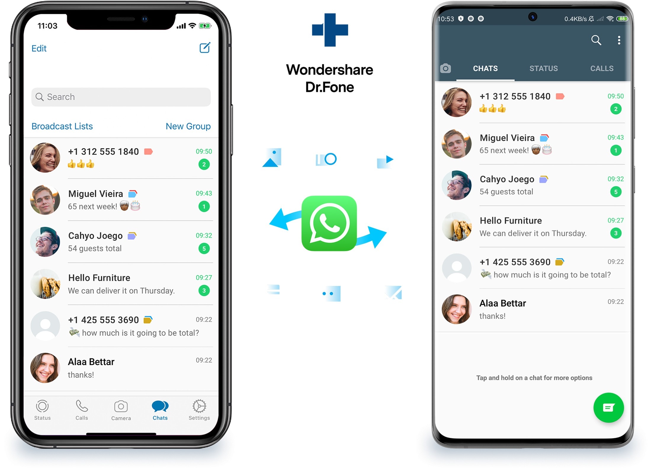 Dr. Fone - WhatsApp Transfer