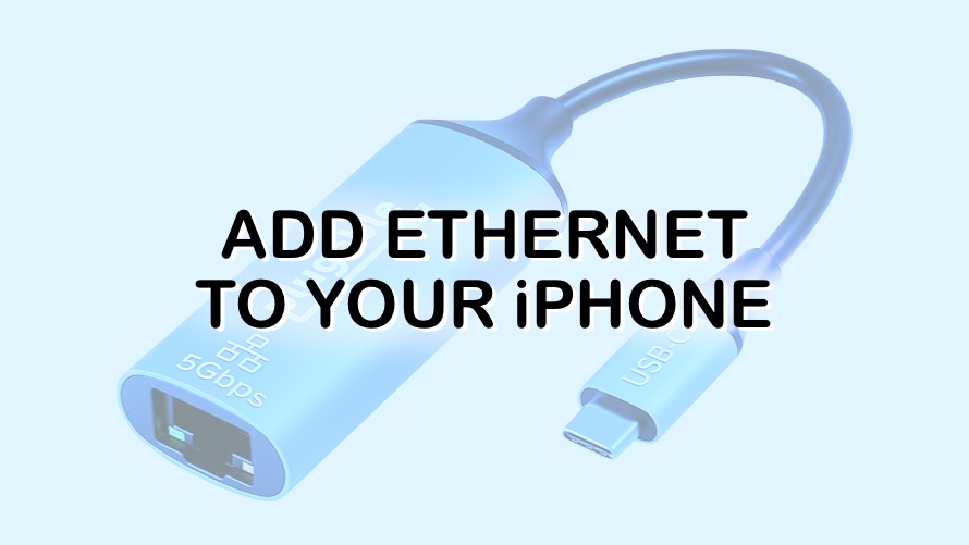 Updated How To: HH: How and why to plug an Ethernet cable into your iPhone