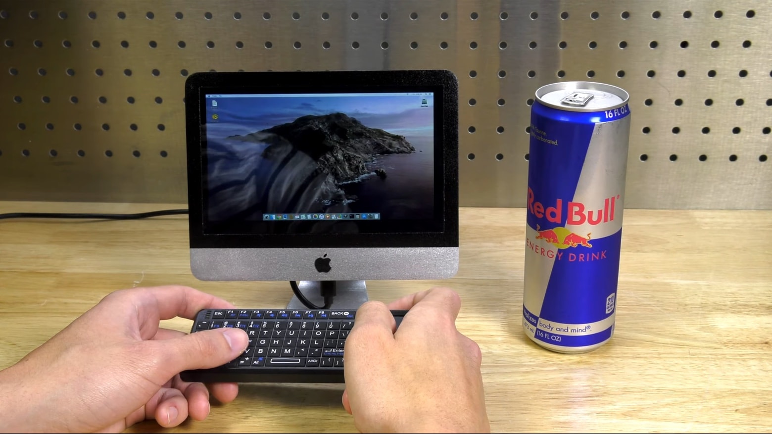 This iMac mini is smaller than an iPad mini.