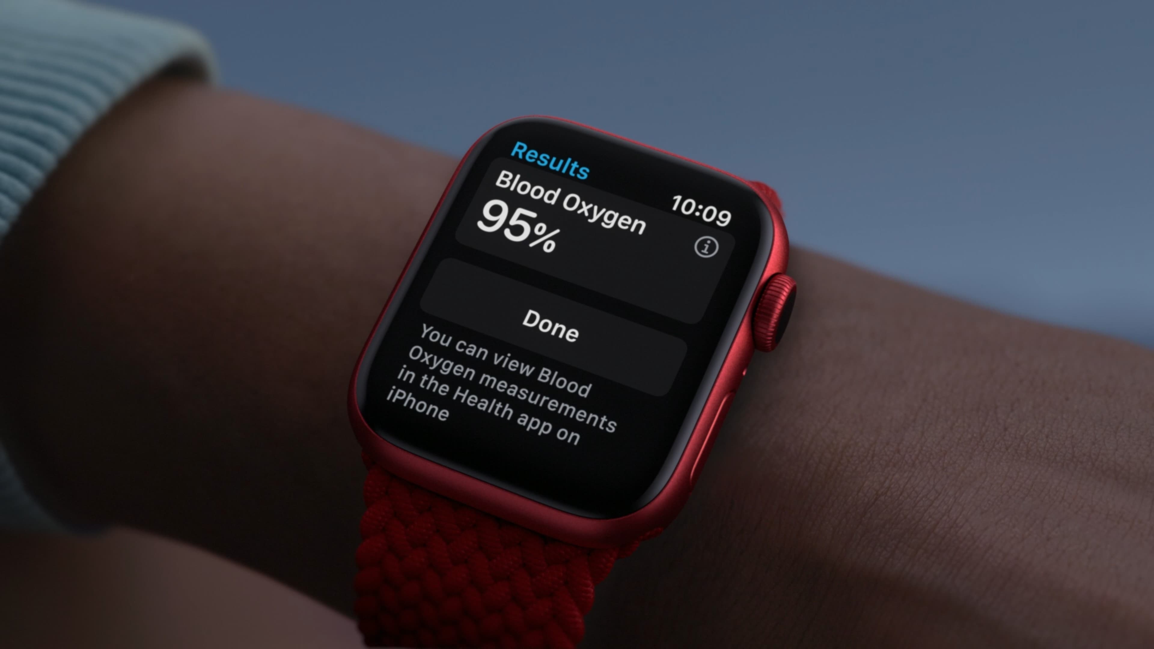 The Apple Watch Series 6 Blood Oxygen app lets you measure oxygen saturation in just 15 seconds.