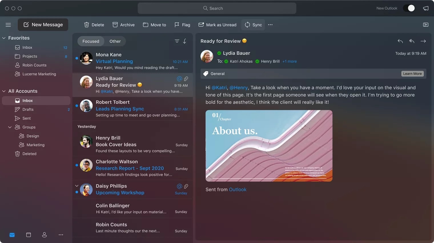 Microsoft Outlook for macOS Big Sur