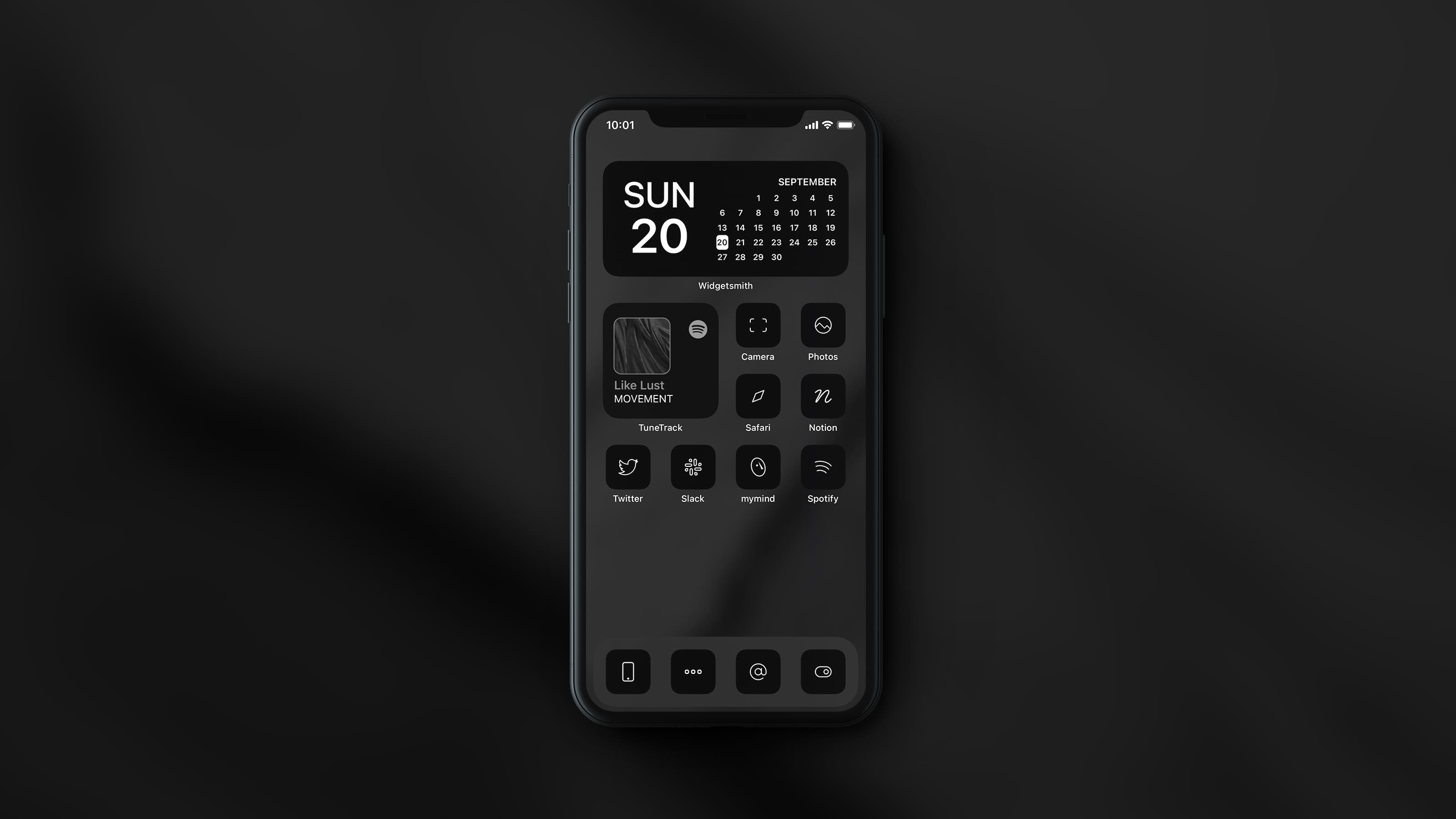 Dark icons