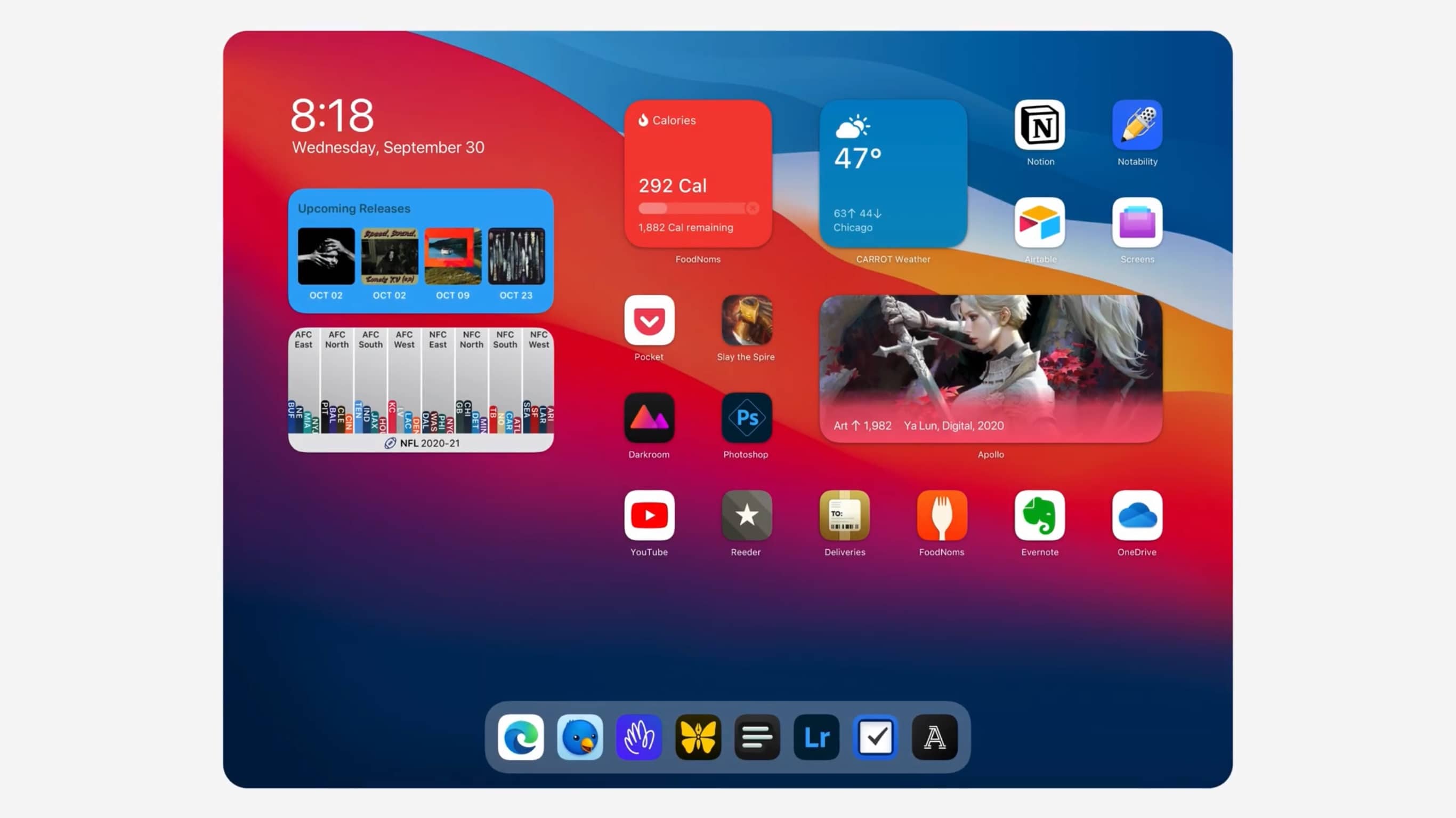 iPad widgets deserve the freedom to move.