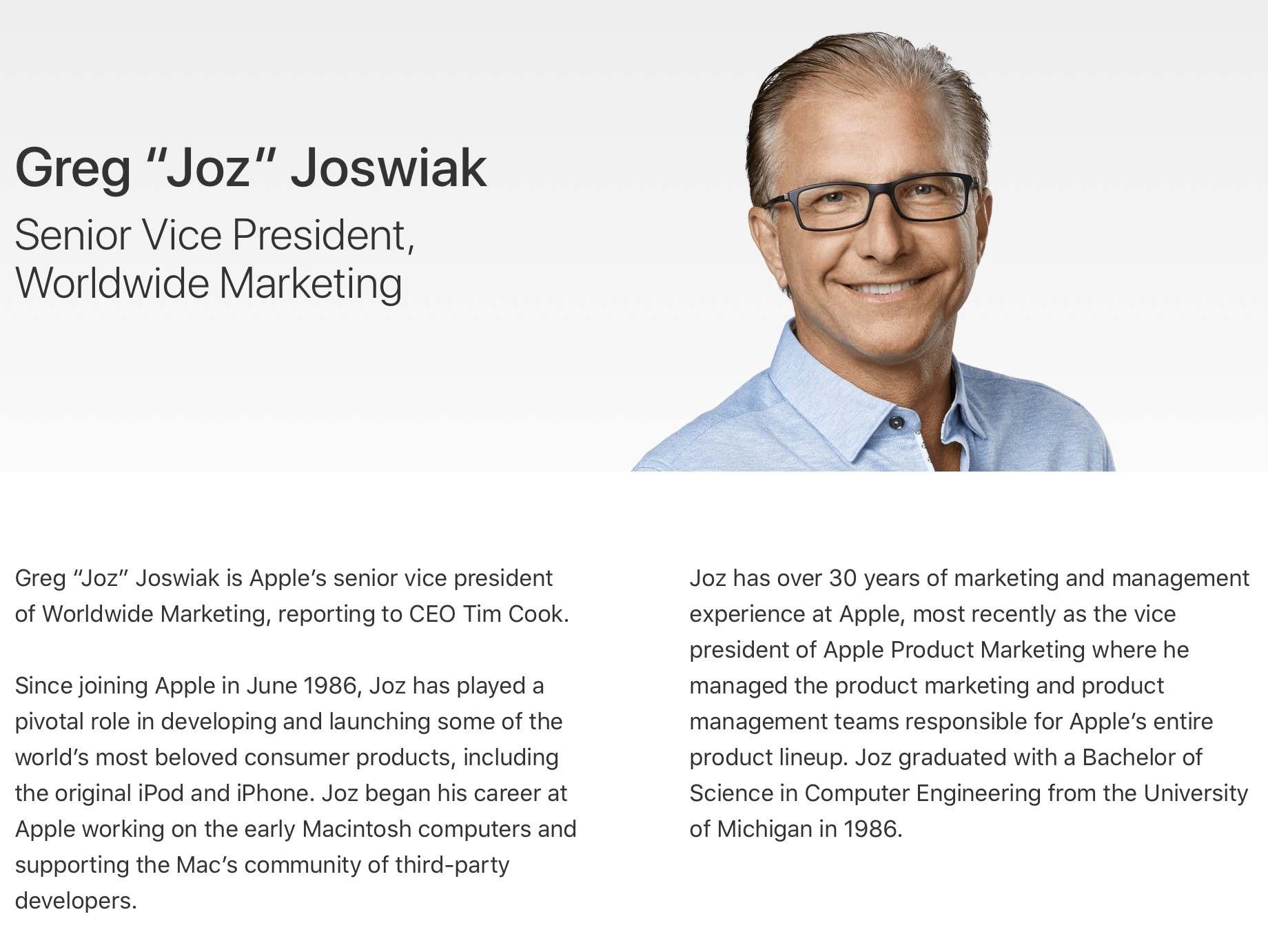 Greg Joswiak