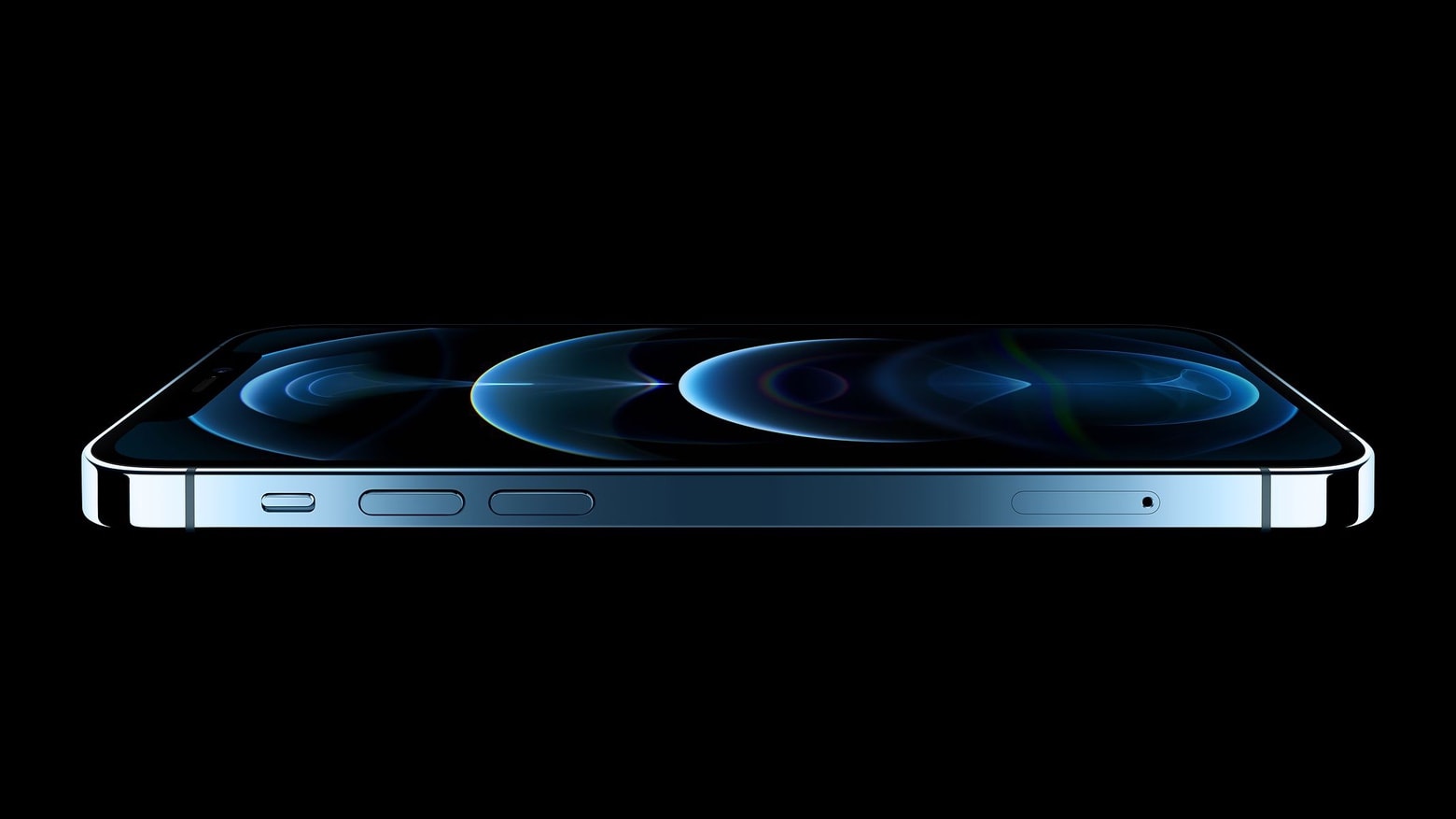 iPhone 12 Pro Max screen looks great, even from an angle.