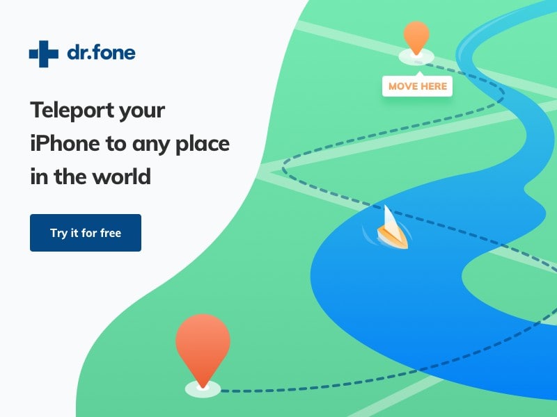 Dr. Fone - Virtual Location (iOS) lets you easily spoof your iPhone GPS.