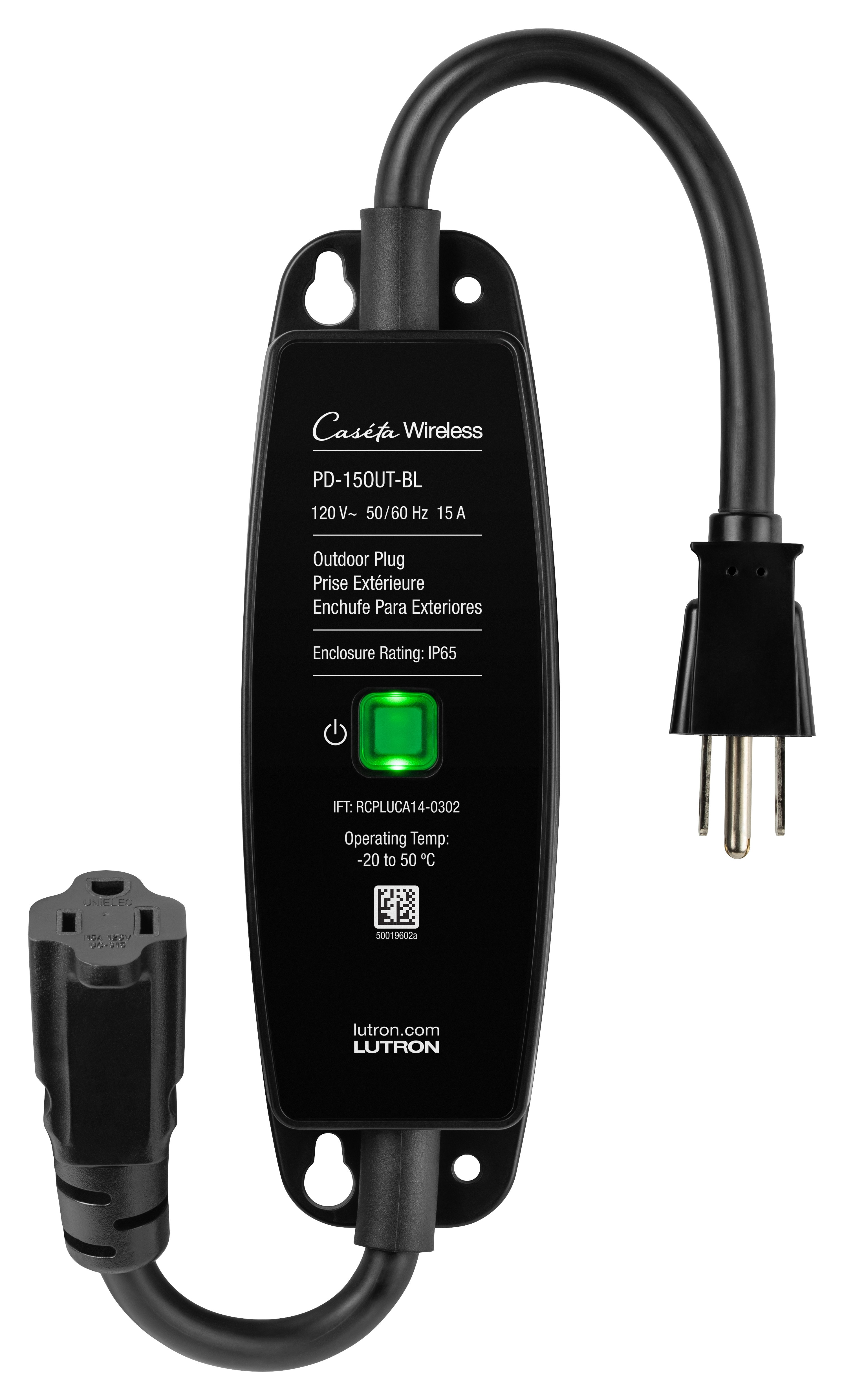 Lutron Caseta Outdoor Plug takes HomeKit outside.