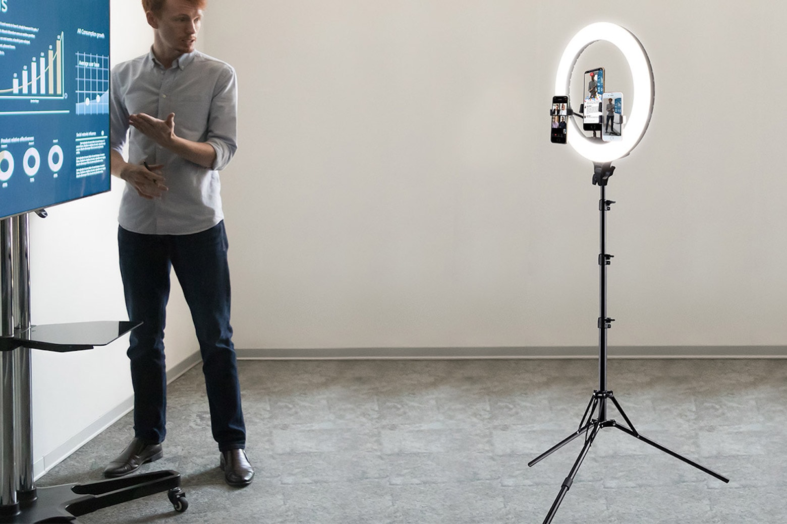This streaming studio is the perfect work-from-home companion