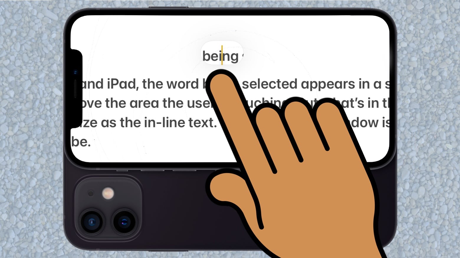 iOS 15 brings back text magnifier
