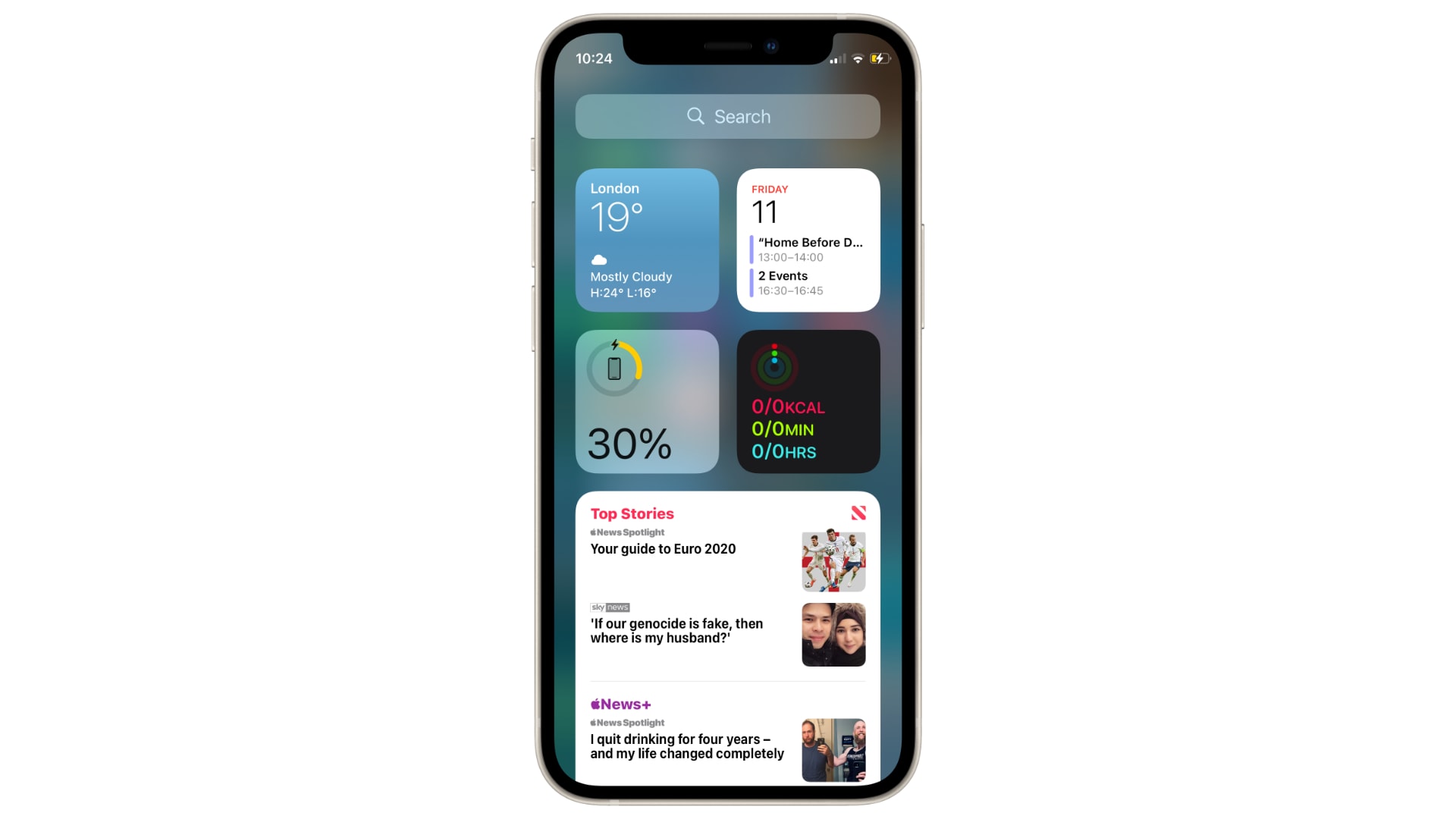 iOS 15 lets devs hide lock screen widgets