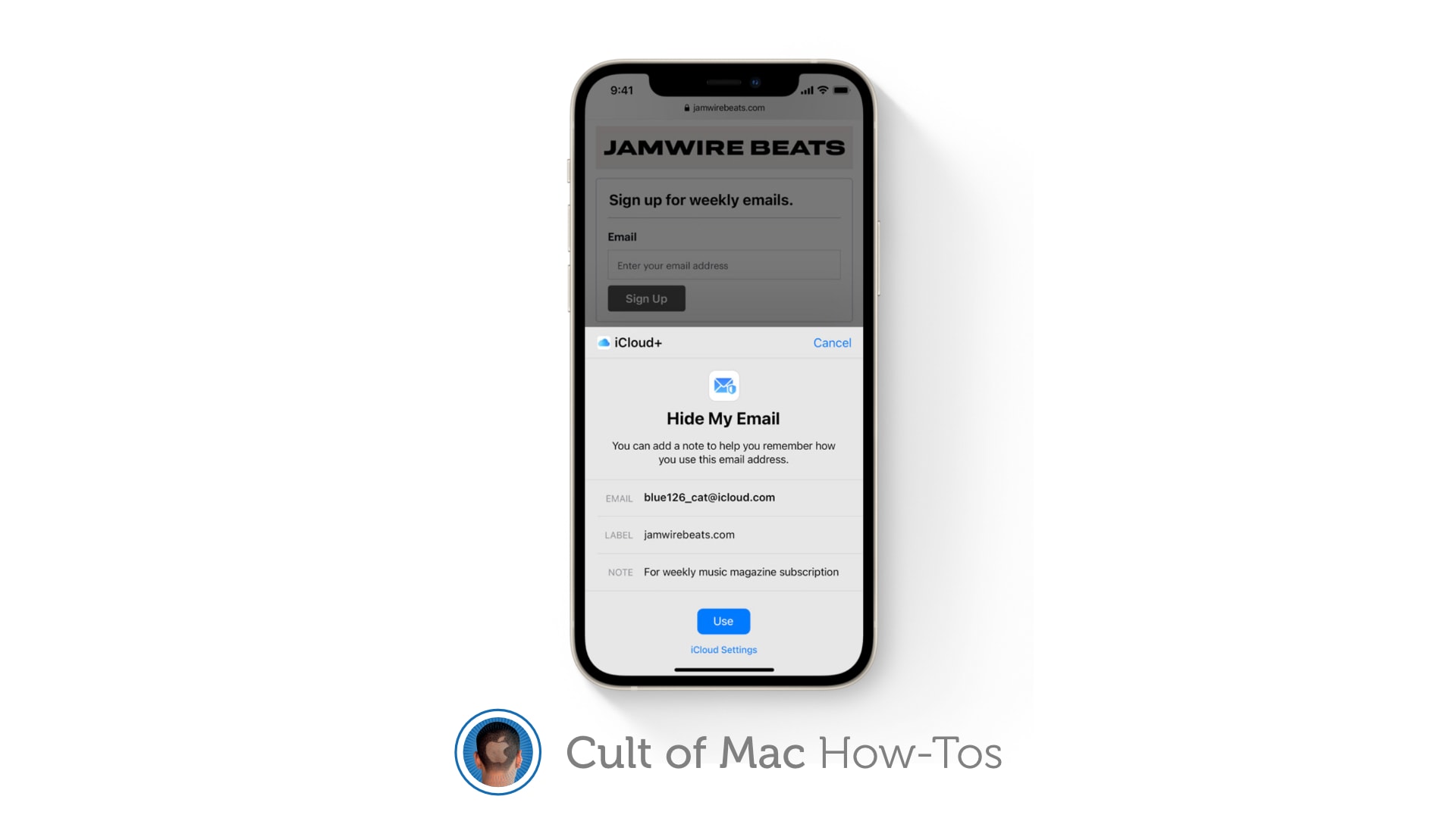 How to use Hide My Email