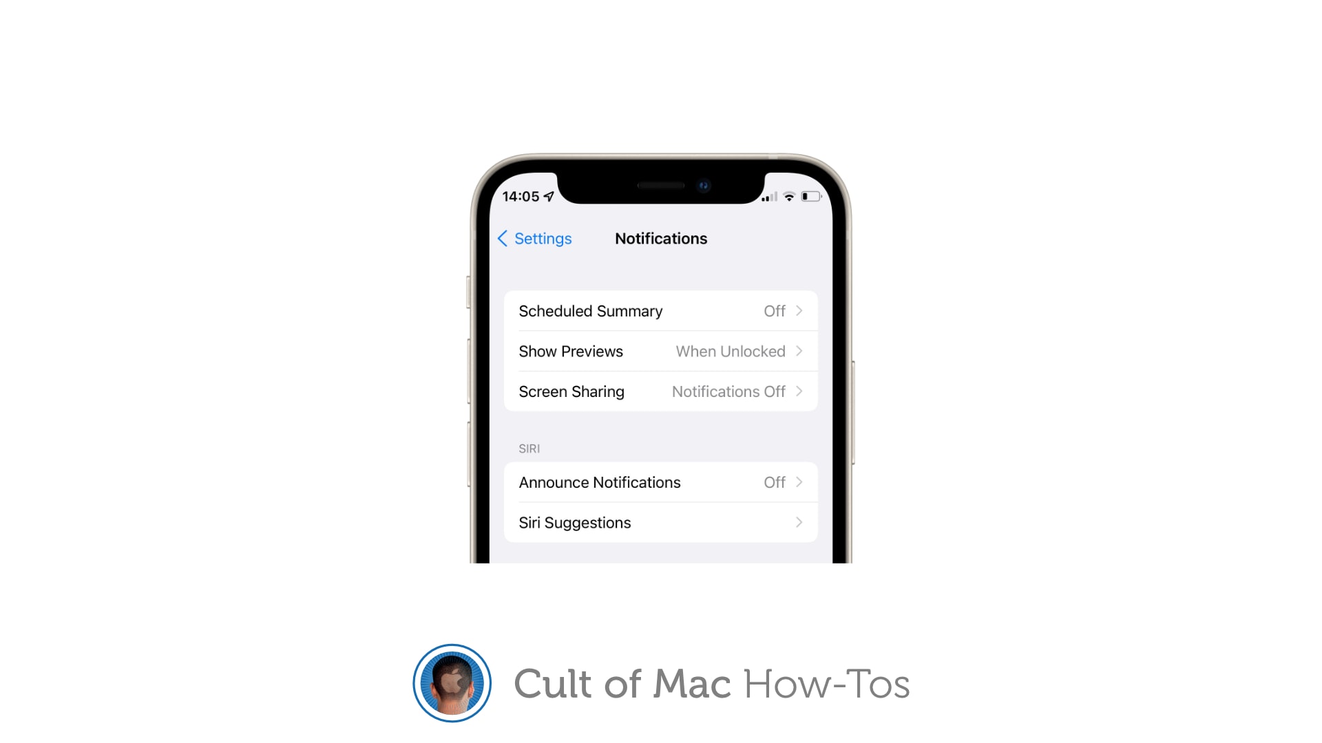Disable notifications while screen sharing