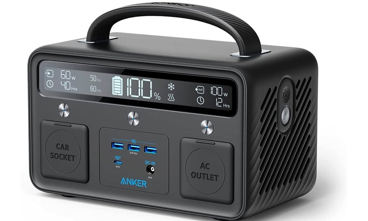 At 10 pounds, the Anker Powerhouse II 300 power station can go anywhere with you and your gadgets.