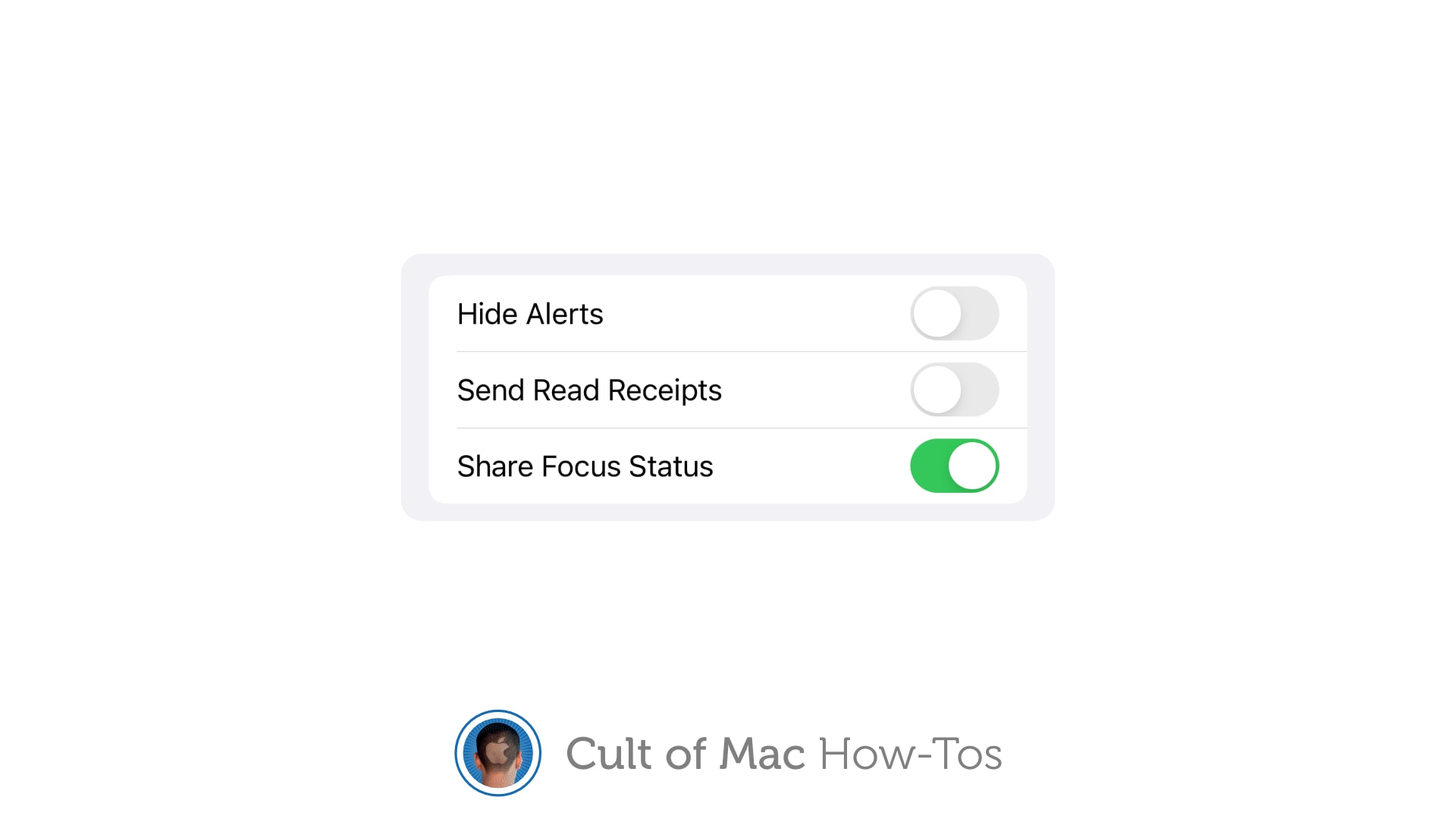 How to share Focus status