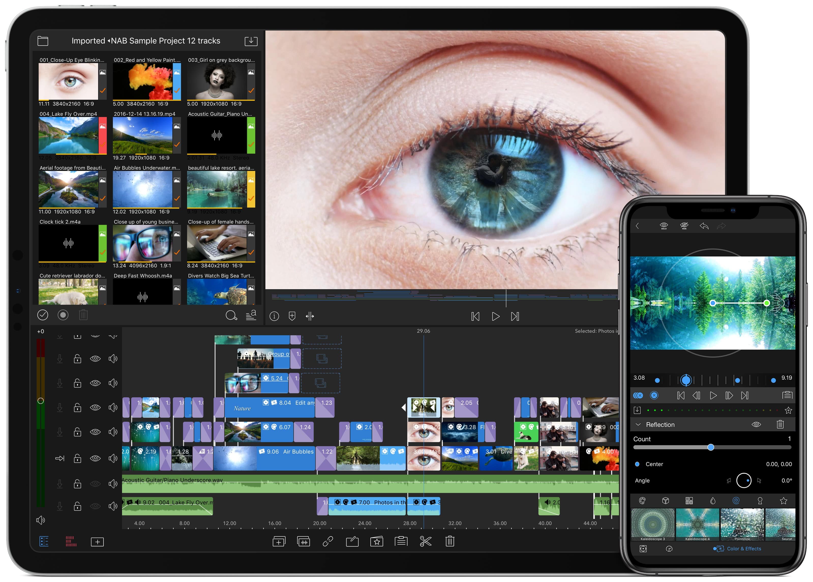 LumaFusion 3.0 adds video stabilization, external drive editing, an EQ and more.