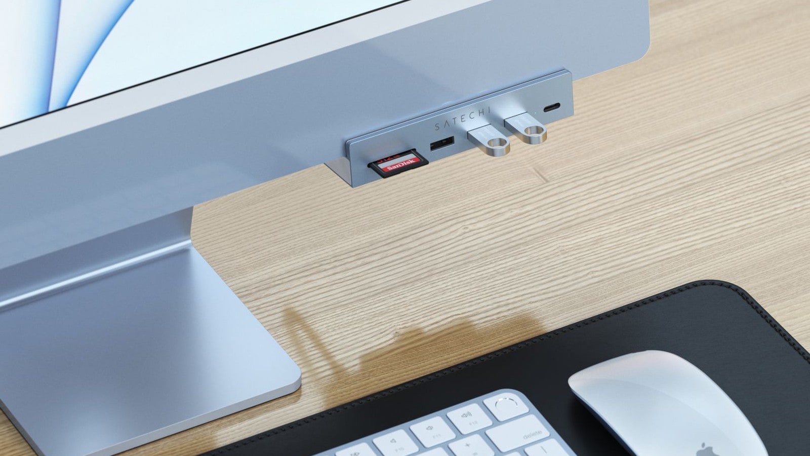 Satechi Clamp Hub for M1 iMac