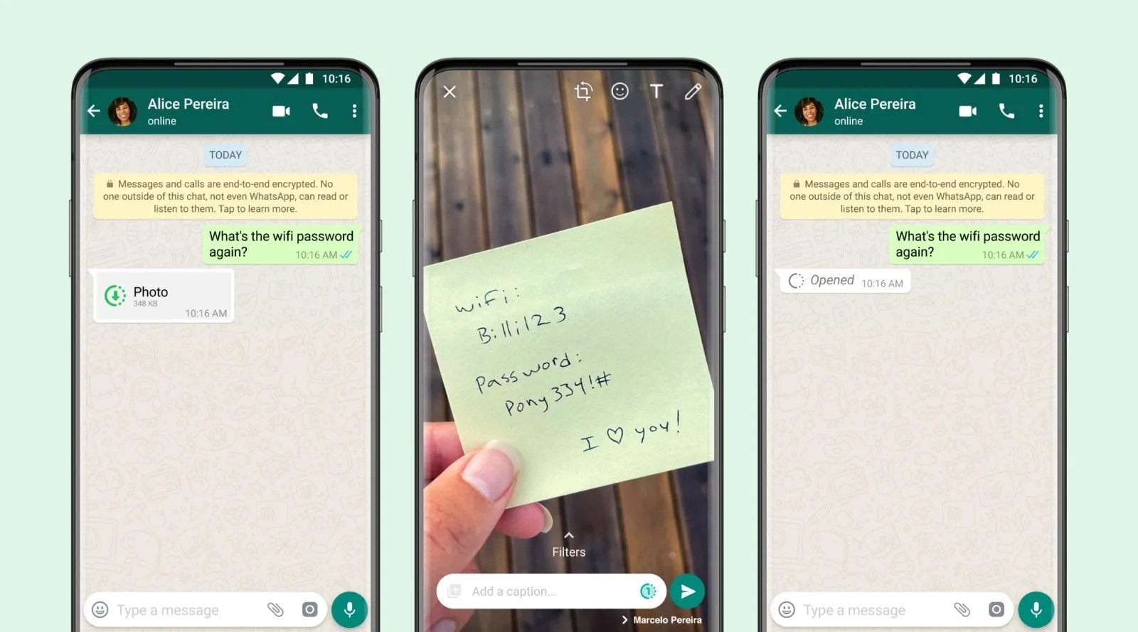 WhatsApp View Once