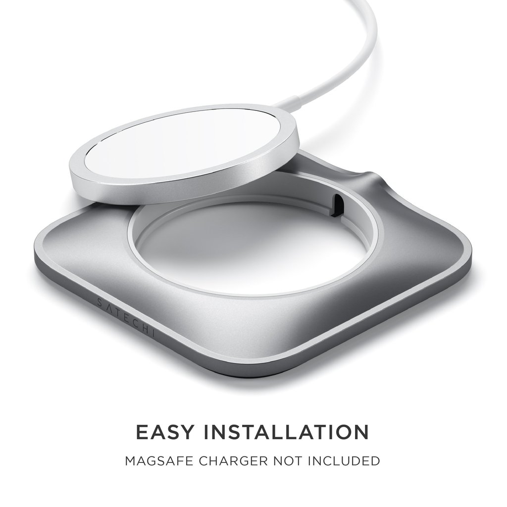 Satechi's new Aluminum Dock for MagSafe Charger makes it easy to grab your iPhone 12 with one hand.
