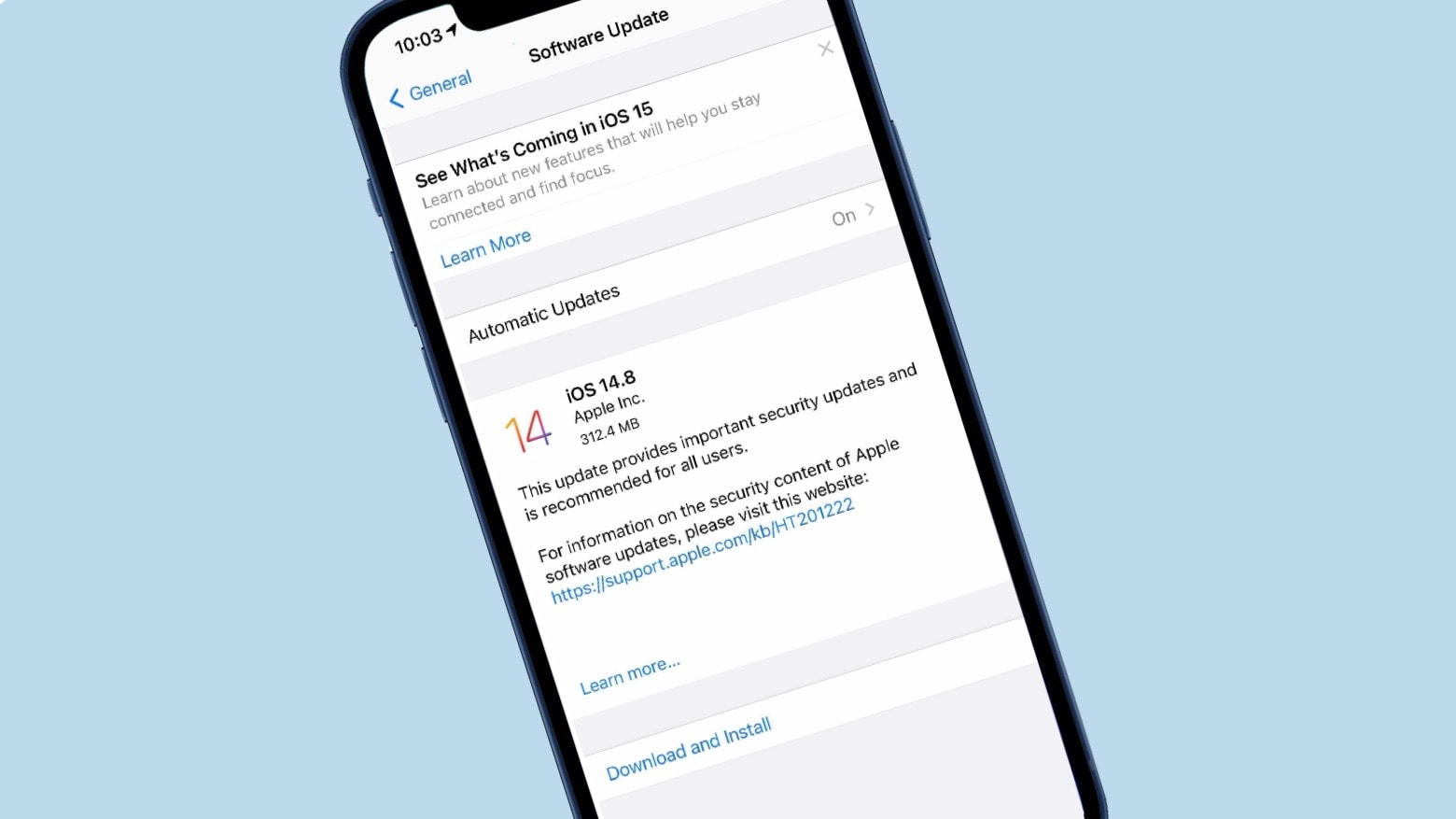 Surprise! Apple releases iOS 14.8