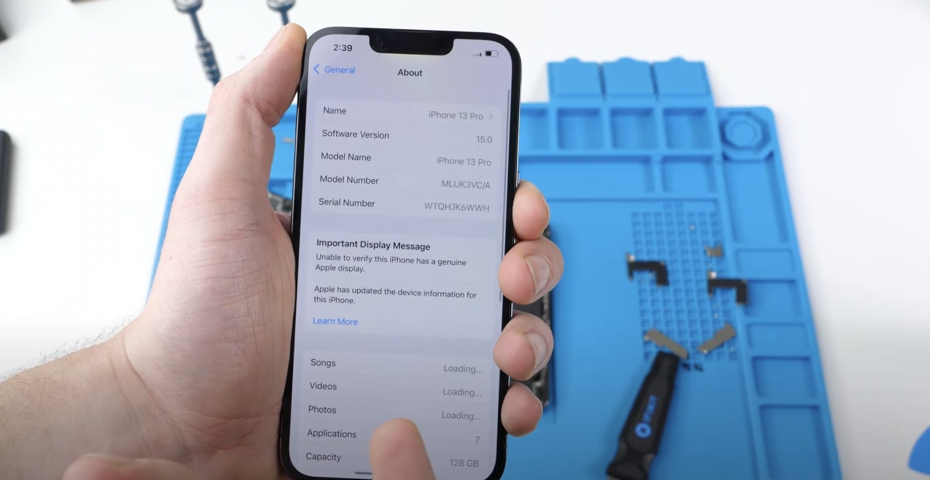 iPhone 13 display repairs break Face ID