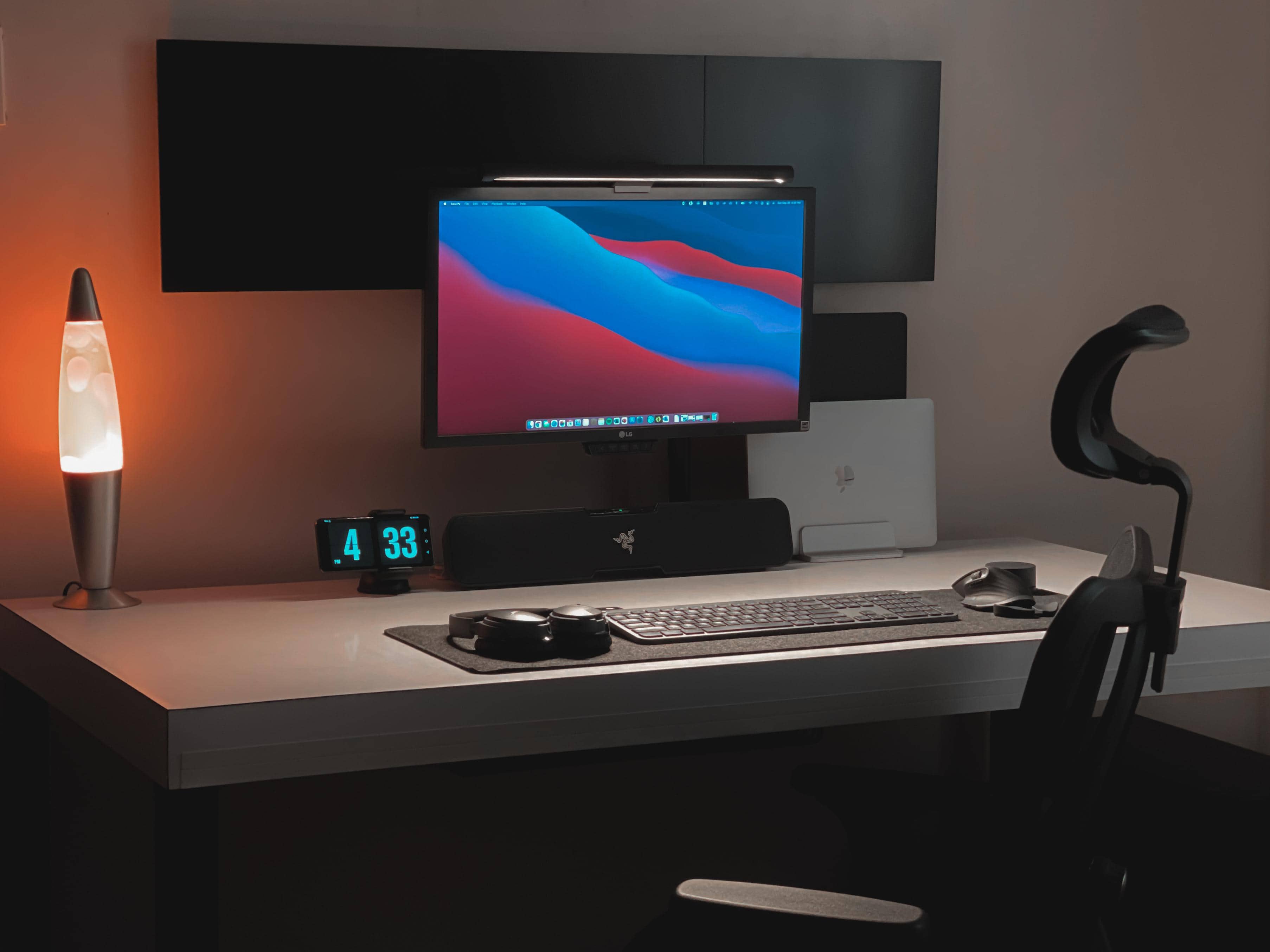 You know you have a clean setup when someone says it 