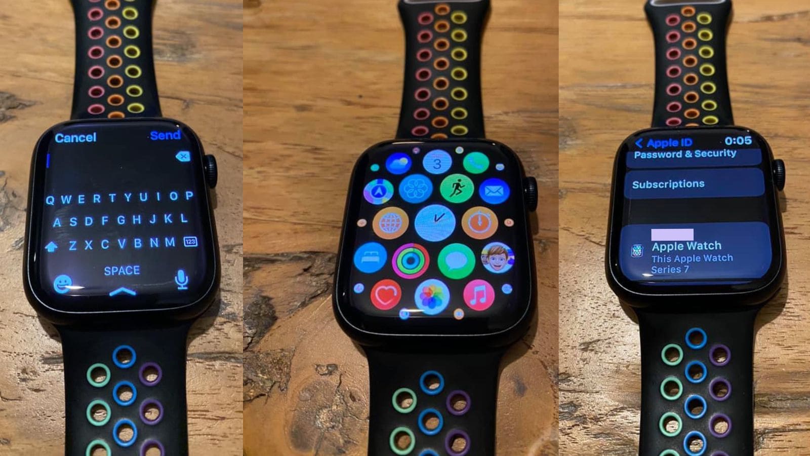 Apple Watch Series 7 real-world photos