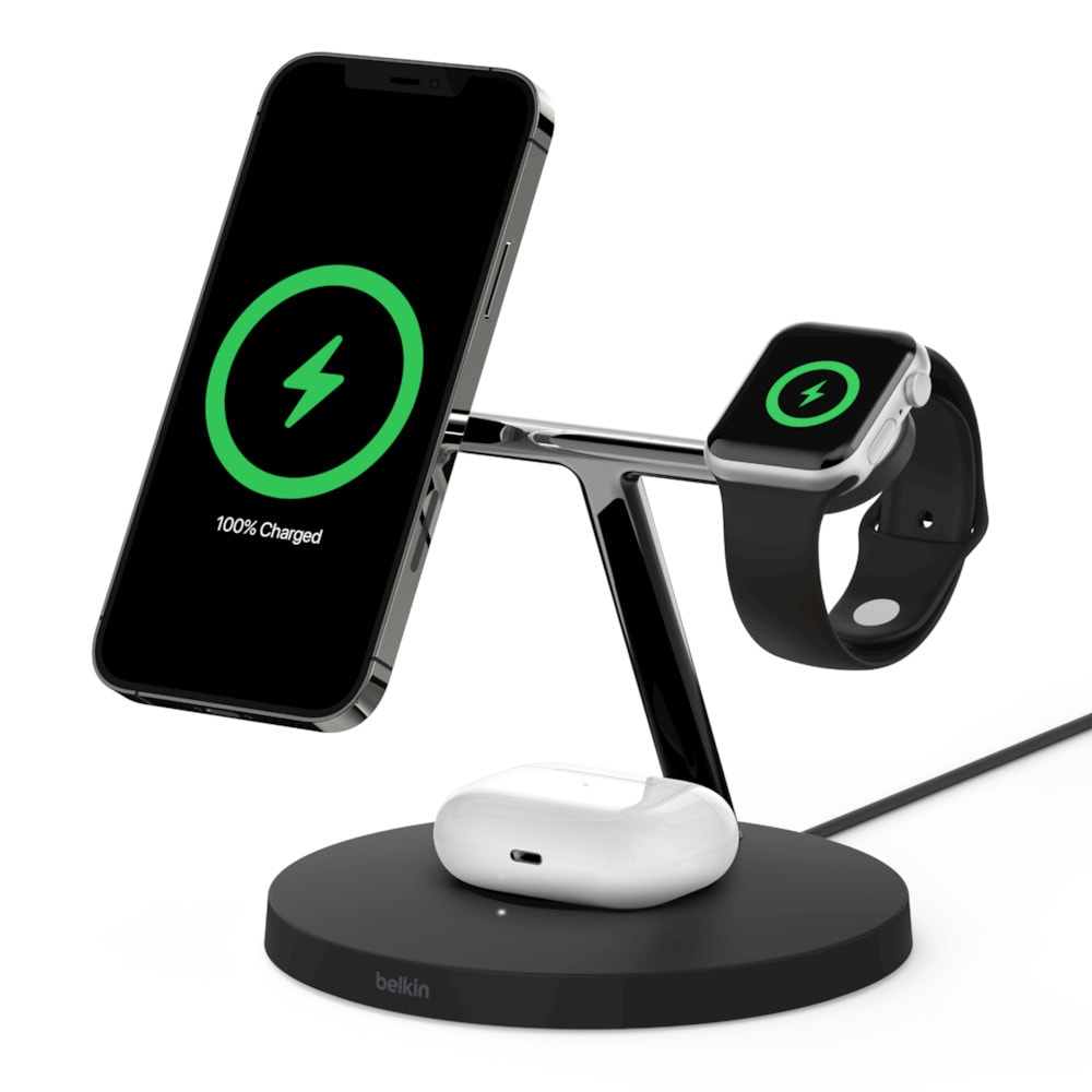 Belkin's elusive 3-in-1 MagSafe charger is back in stock -- and on sale!